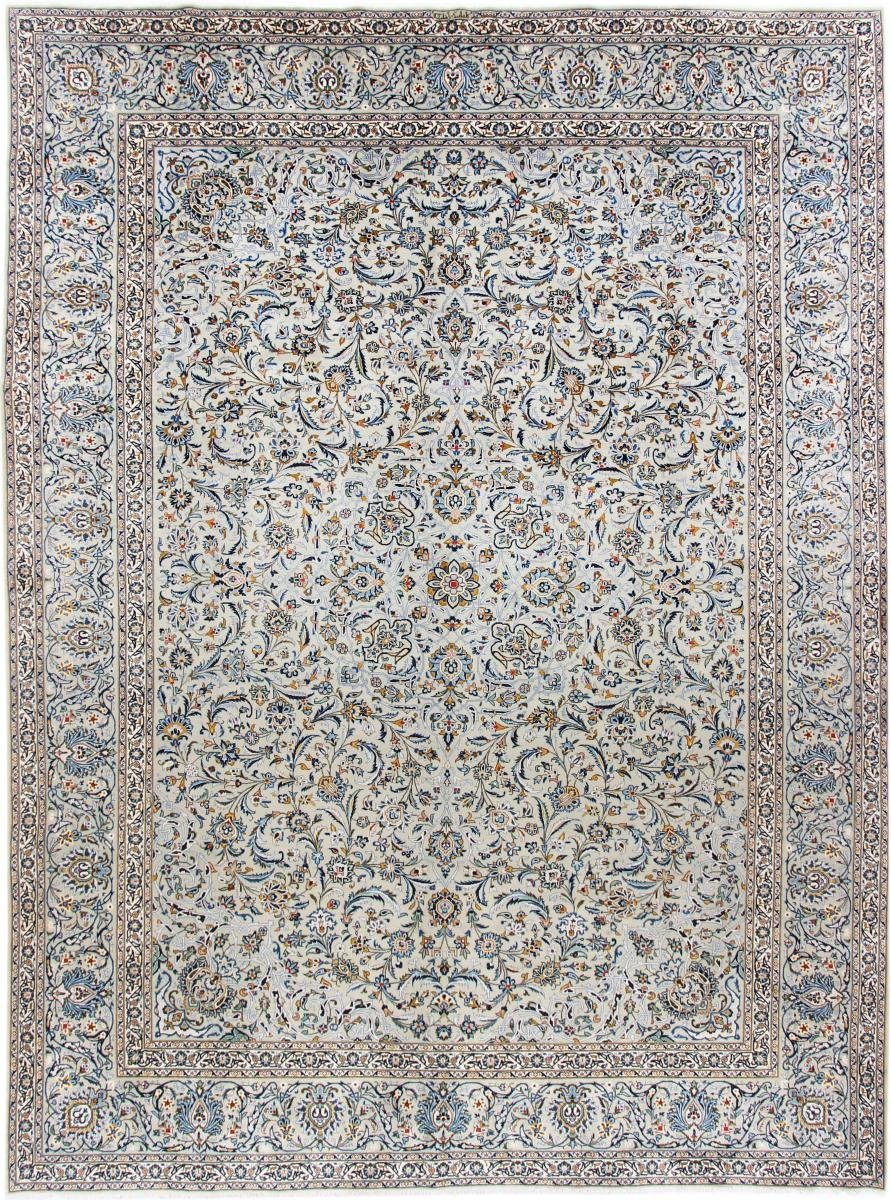 Orientteppich Keshan 297x395 Handgeknüpfter Orientteppich / Perserteppich, Nain Trading, rechteckig, Höhe: 12 mm