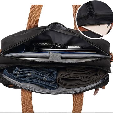 AquaBreeze Reiserucksack 15.6/17.3 inLaptop-Rucksack Herren Damen Handgepäck Flugzeug (1-tlg., [3 in 1] Multifunktionale Mailman Aktentasche), geeignet für Business-Schulreisen