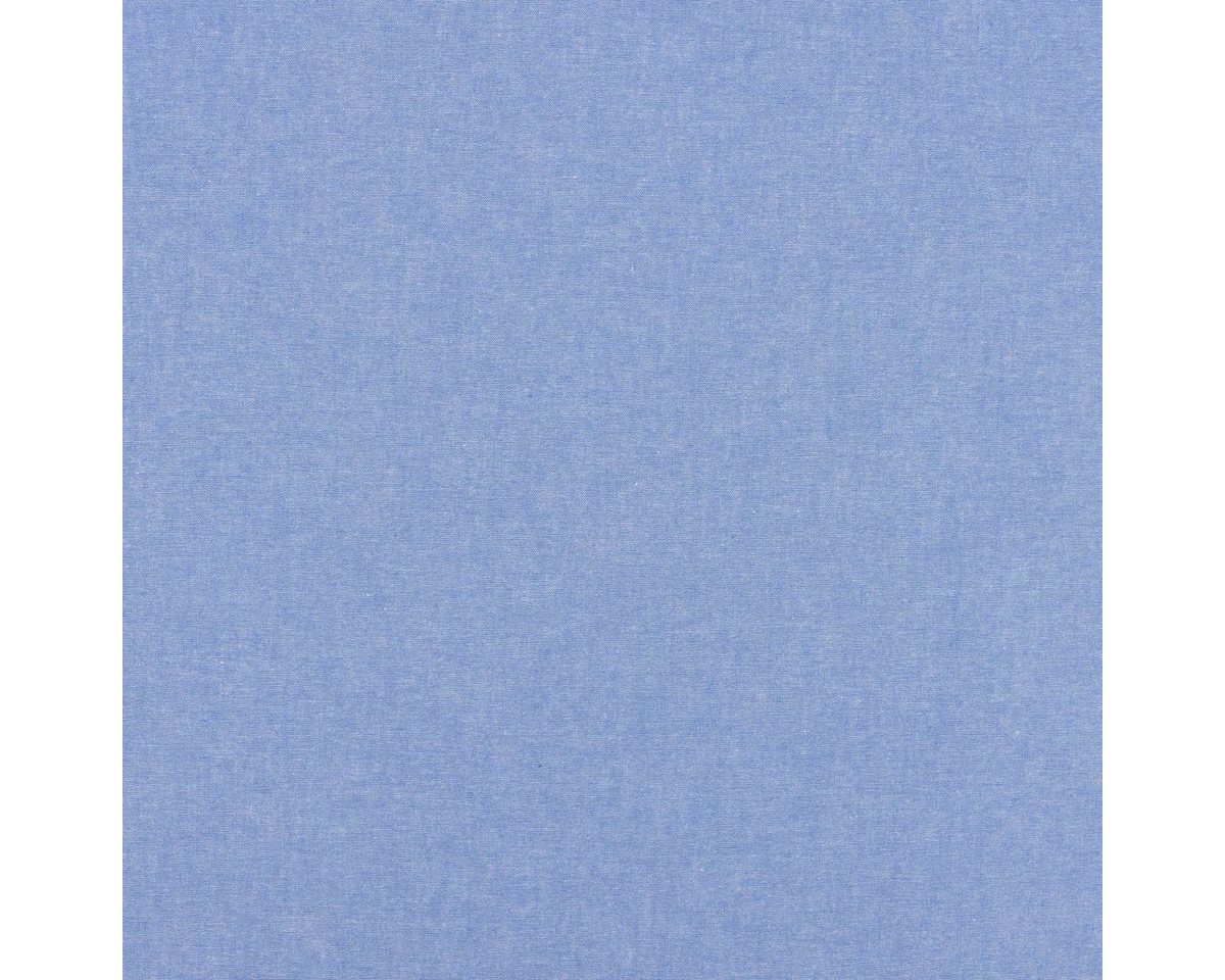 Thumbnail - SCHÖNER LEBEN. Stoff Bekleidungsstoff Yarn Dyed Popeline uni sky blau meliert 1,44m Breite, allergikergeeignet