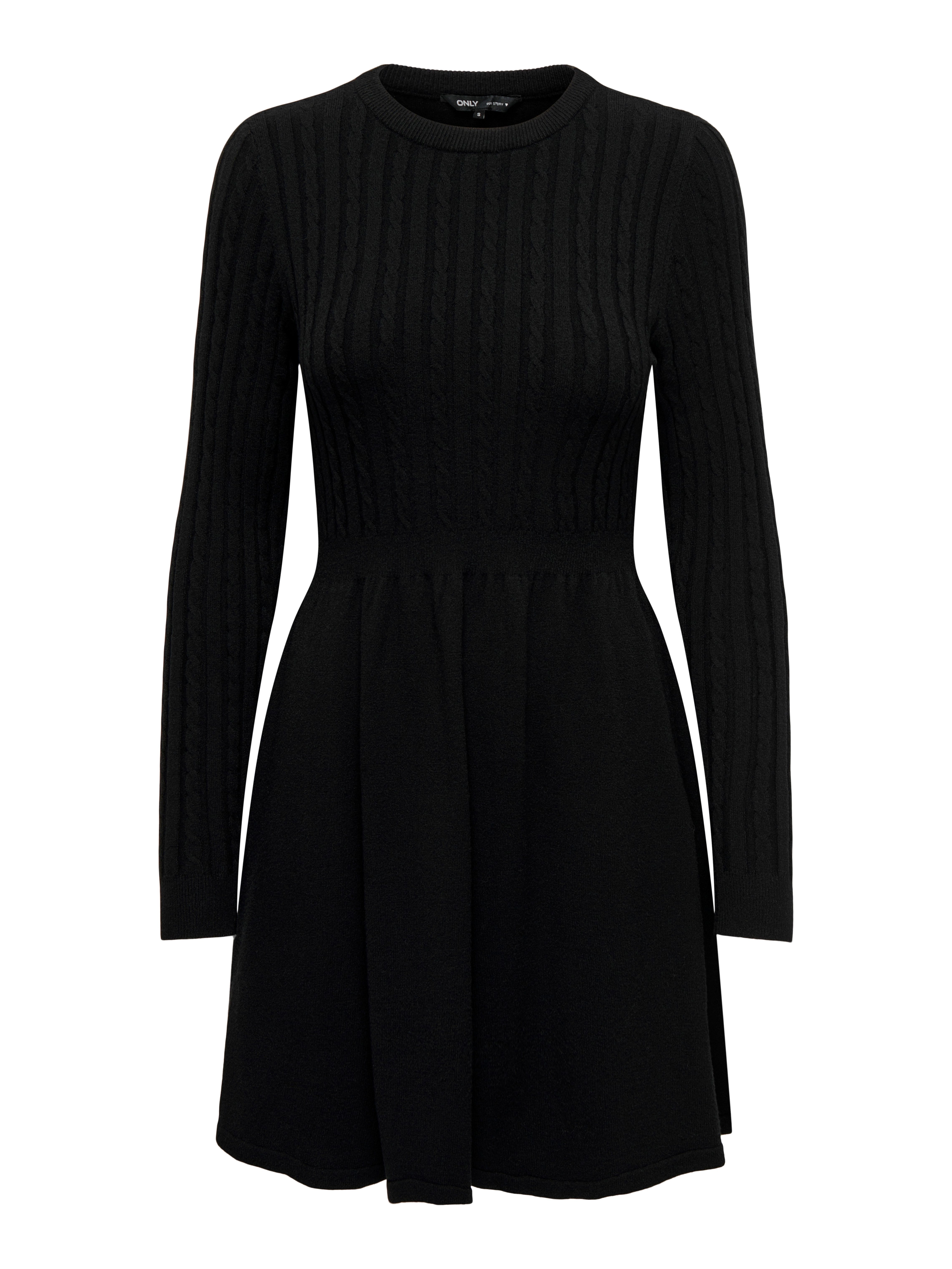 ONLY Strickkleid ONLFIA LS CABLE DRESS KNT Viskosemischung, regular fit – Bild 4 von 5