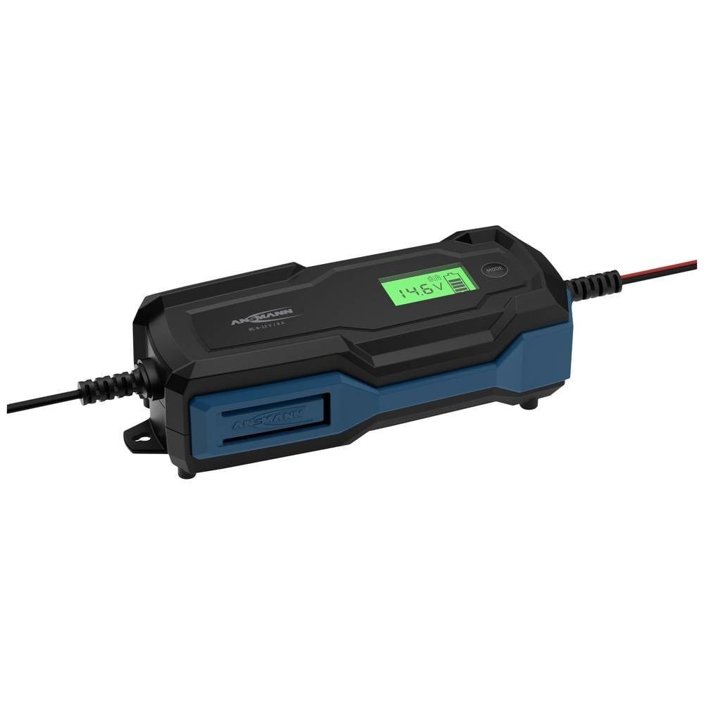 ANSMANN AG Kfz-Ladegerät 1001-0145 Autobatterie-Ladegerät (Ladeüberwachung, Netzteilfunktion, verschiedene Ladeprogramme)