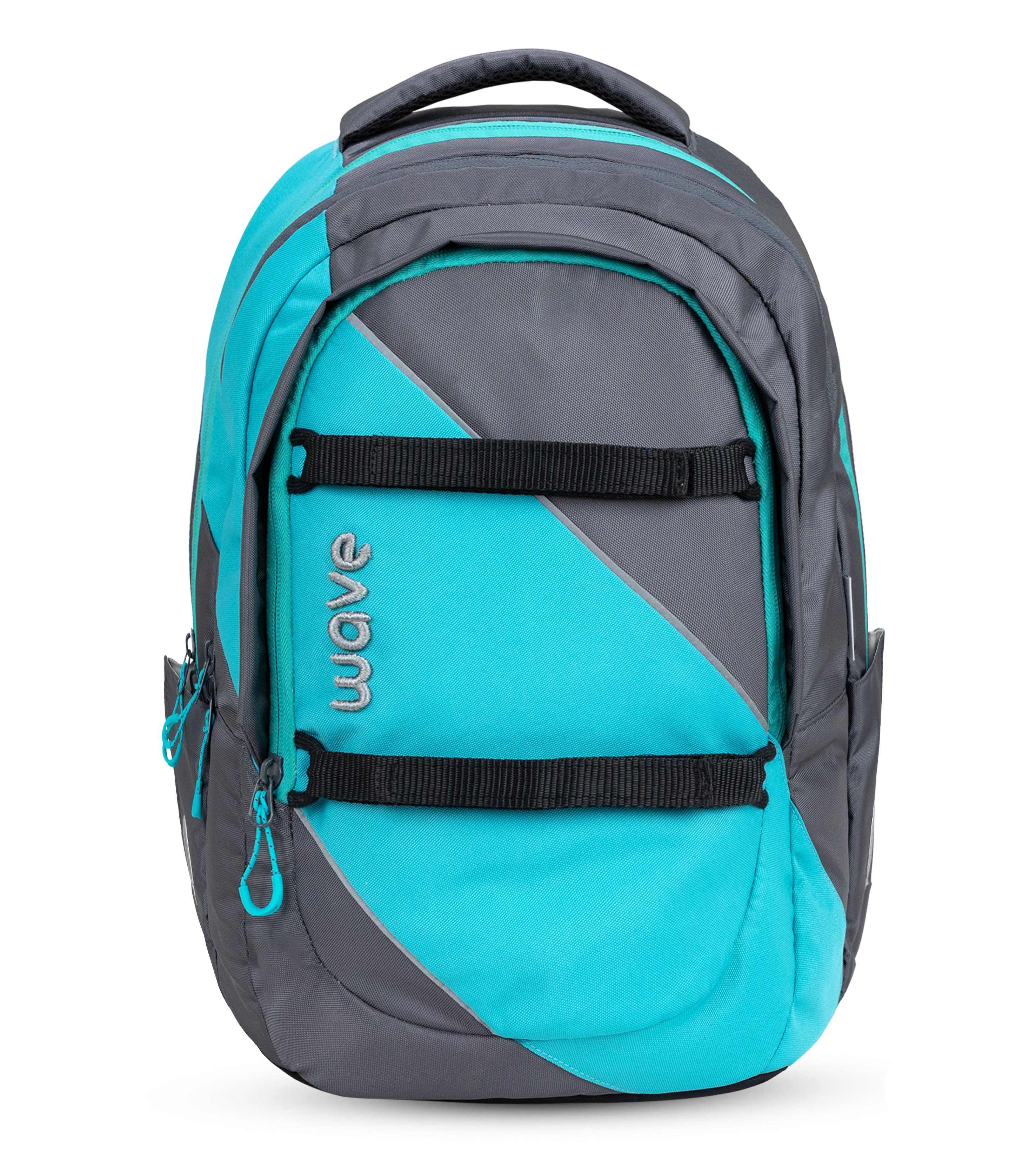 Wave Schulrucksack Wave Prime Schulrucksack - Grey Lagoon