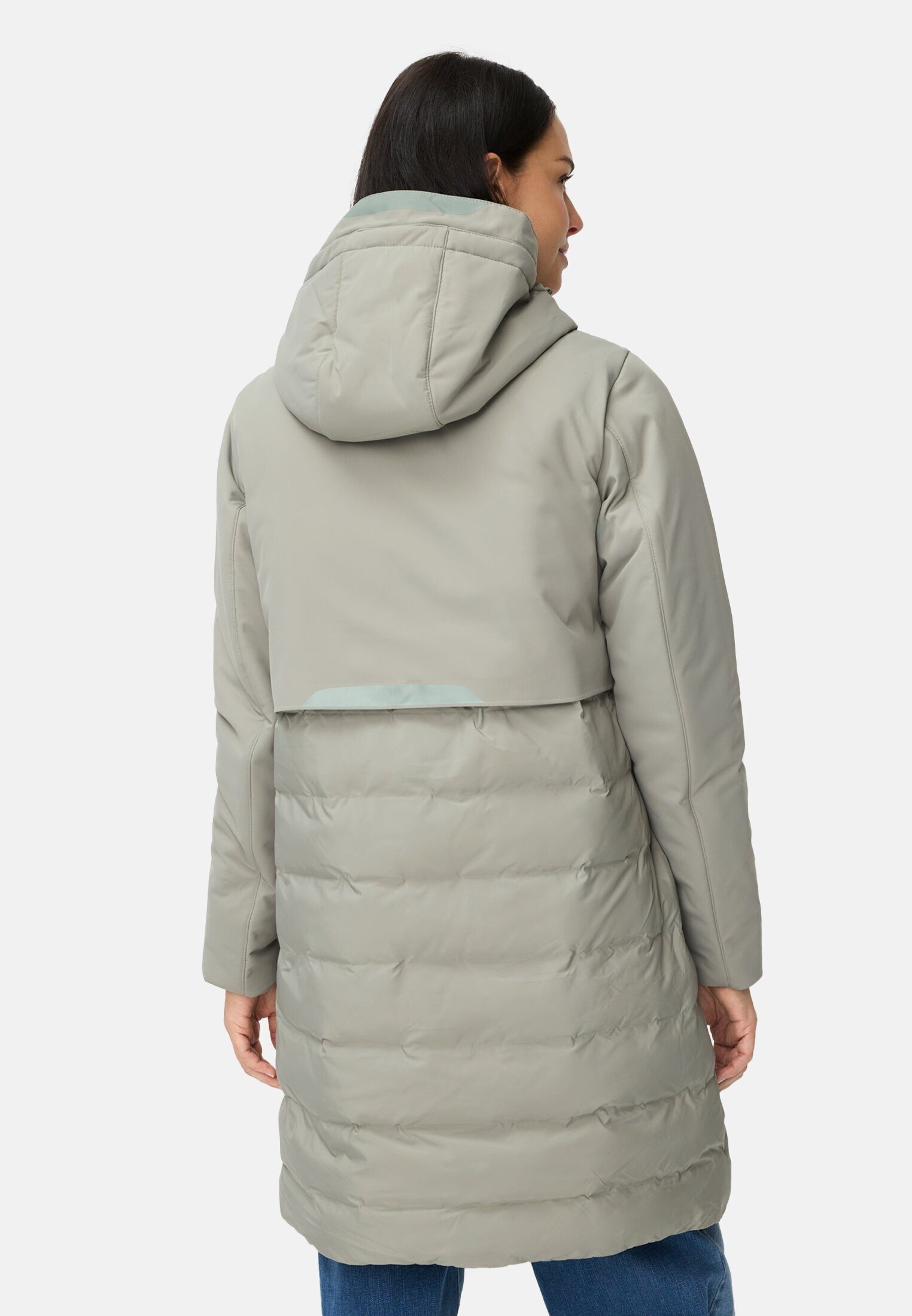 camel active Funktionsparka mit verstellbarer Kapuze Langarm