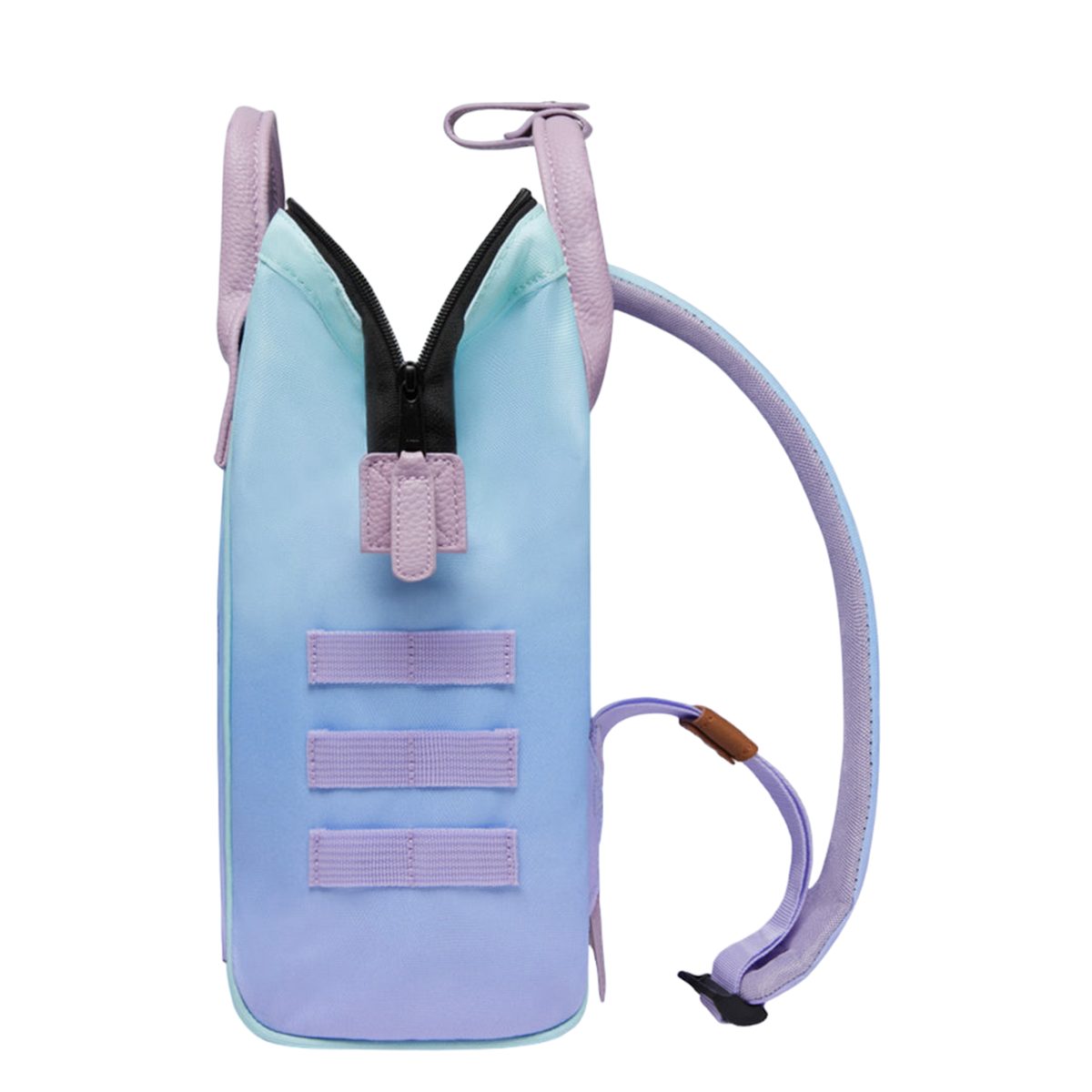 CABAIA Rucksack Adventurer Small Mykonos (Set, 3-tlg., inkl. 2 auswechselbaren Vordertaschen), Tagesrucksack mit austauschbaren Vordertaschen