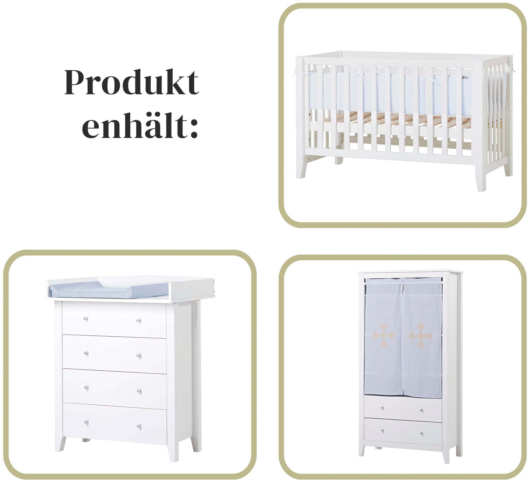 Hoppekids Babymöbel-Set hoppekids (Set), verschiedenen in weiß/hellblau Hans Christian, Zusammenstellungen