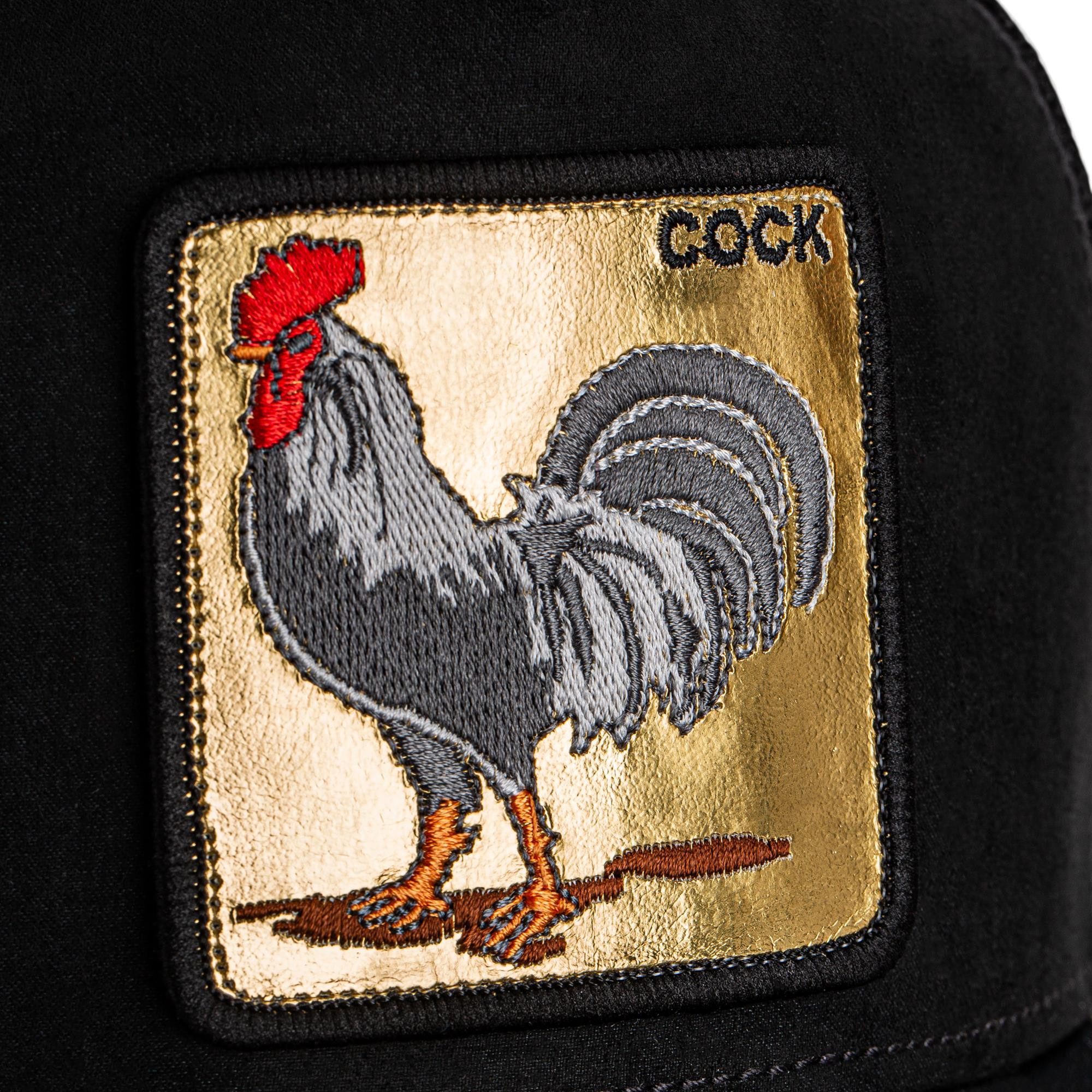 GOORIN Bros. Trucker Cap Goorin Bros. Golden Cock Trucker Cap Golden Suede black (Basecap, Meshcap, Trucker Kappe)