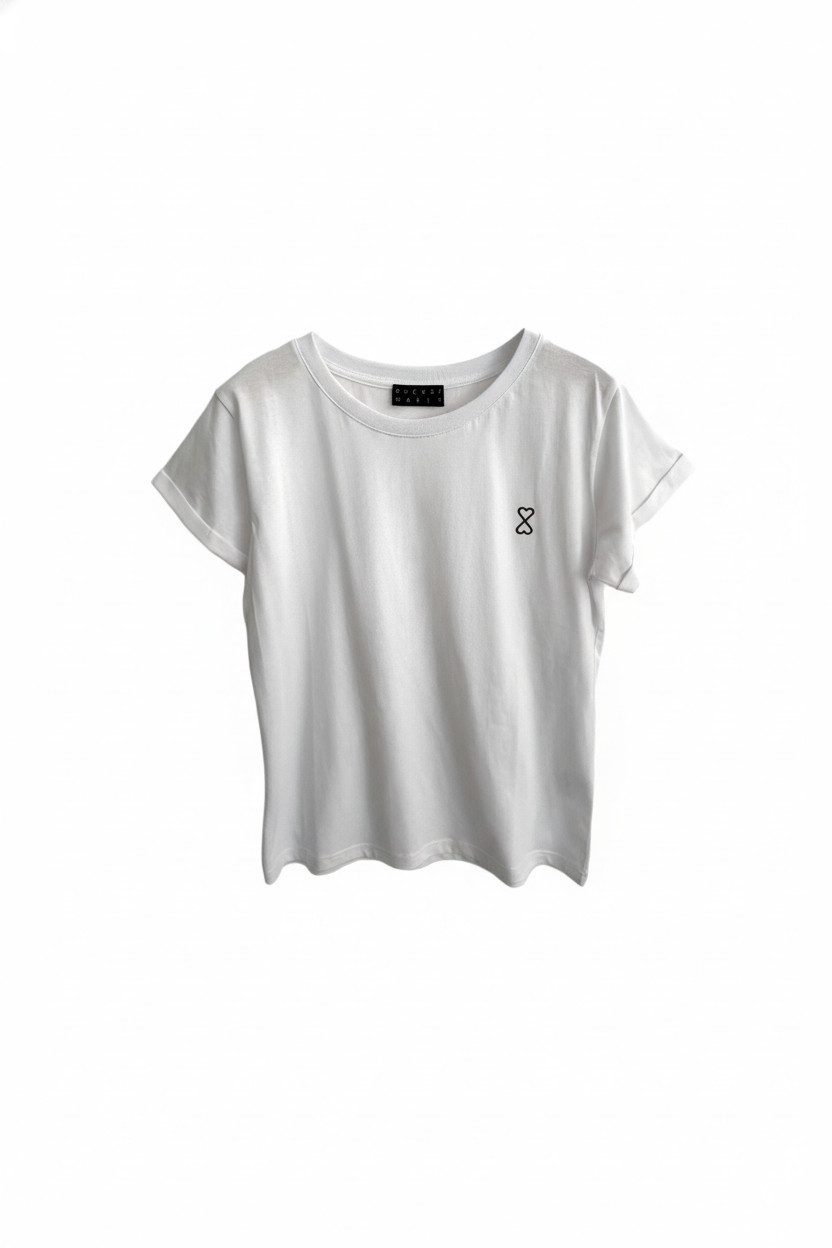 Zuckerwatte Kurzarmshirt mit Rundhalsausschnitt aus 100% Baumwolle günstig online kaufen