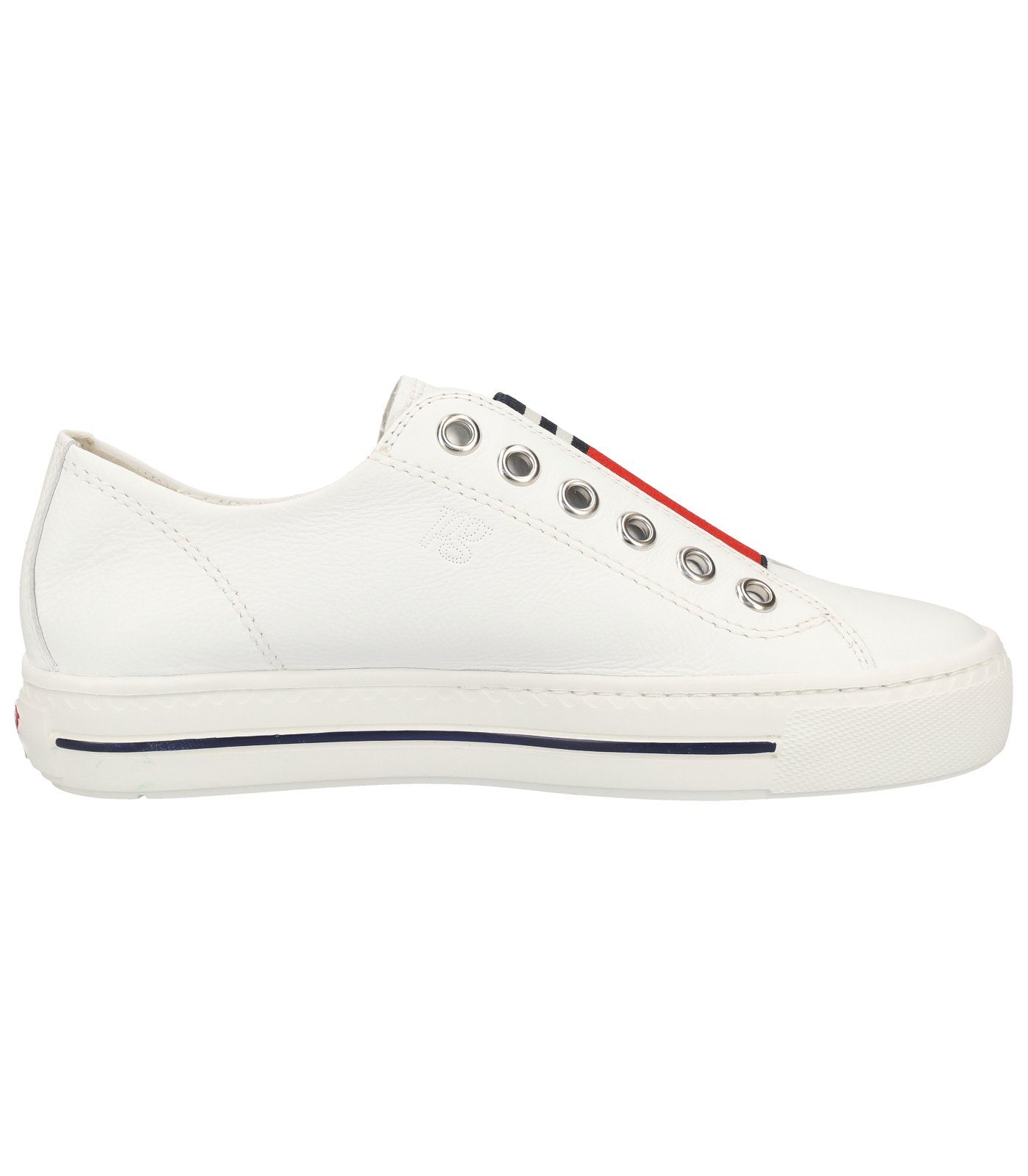 white/red Sneaker Leder Sneaker Paul Green