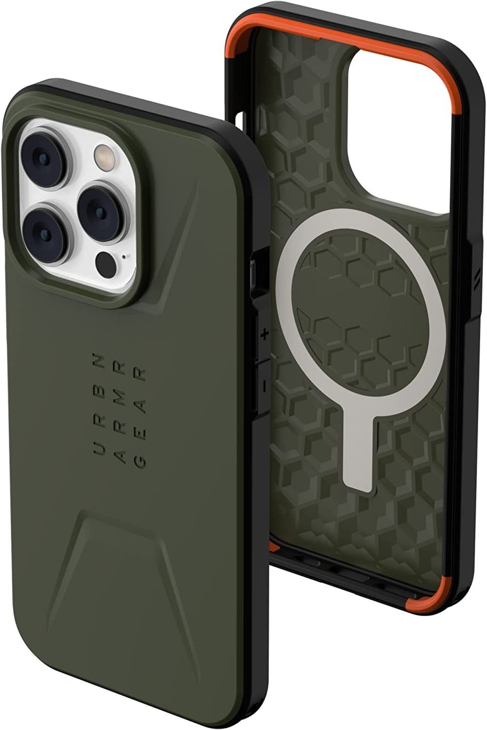 UAG Handyhülle »Civilian MagSafe« iPhone 14 Pro Max, [Apple iPhone 14 Pro Max Hülle, MagSafe ...