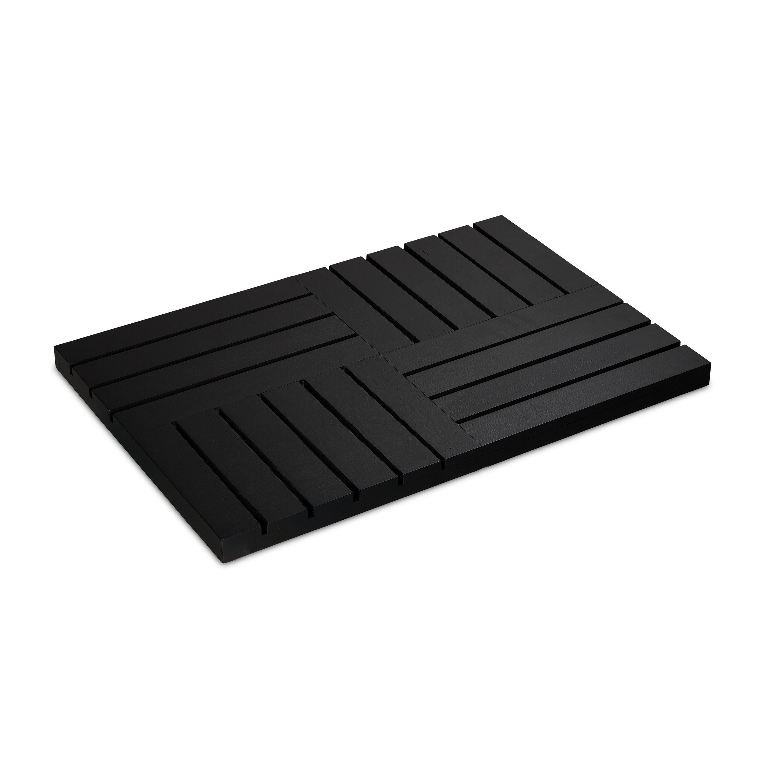 relaxdays Badematte Bambus Badematte, Höhe 35 günstig online kaufen
