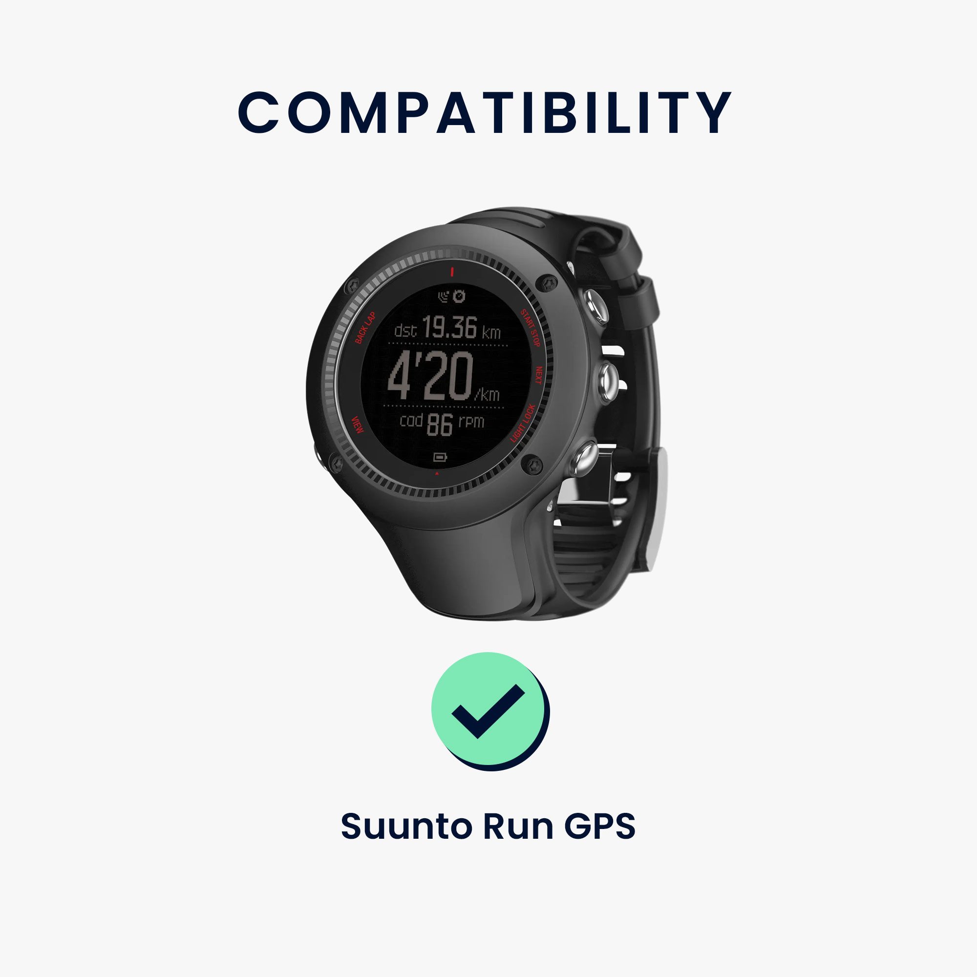 kwmobile Smartwatch USB-C Kabel für Suunto Run GPS Smartwatch-Ladekabel, (7.00 cm), USB-C Ladekabel für Smartwatch Aufladekabel Fitnesstracker Ersatzkabel