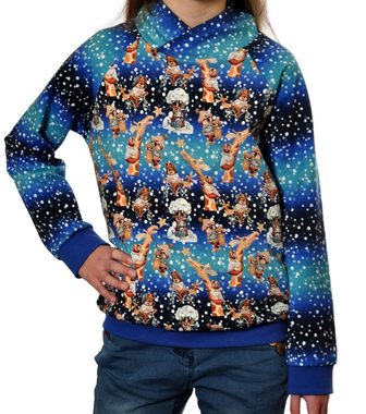 coolismo Sweater Kindersweater Pullover mit Giraffen und Bären Allover-print, Made in Europa