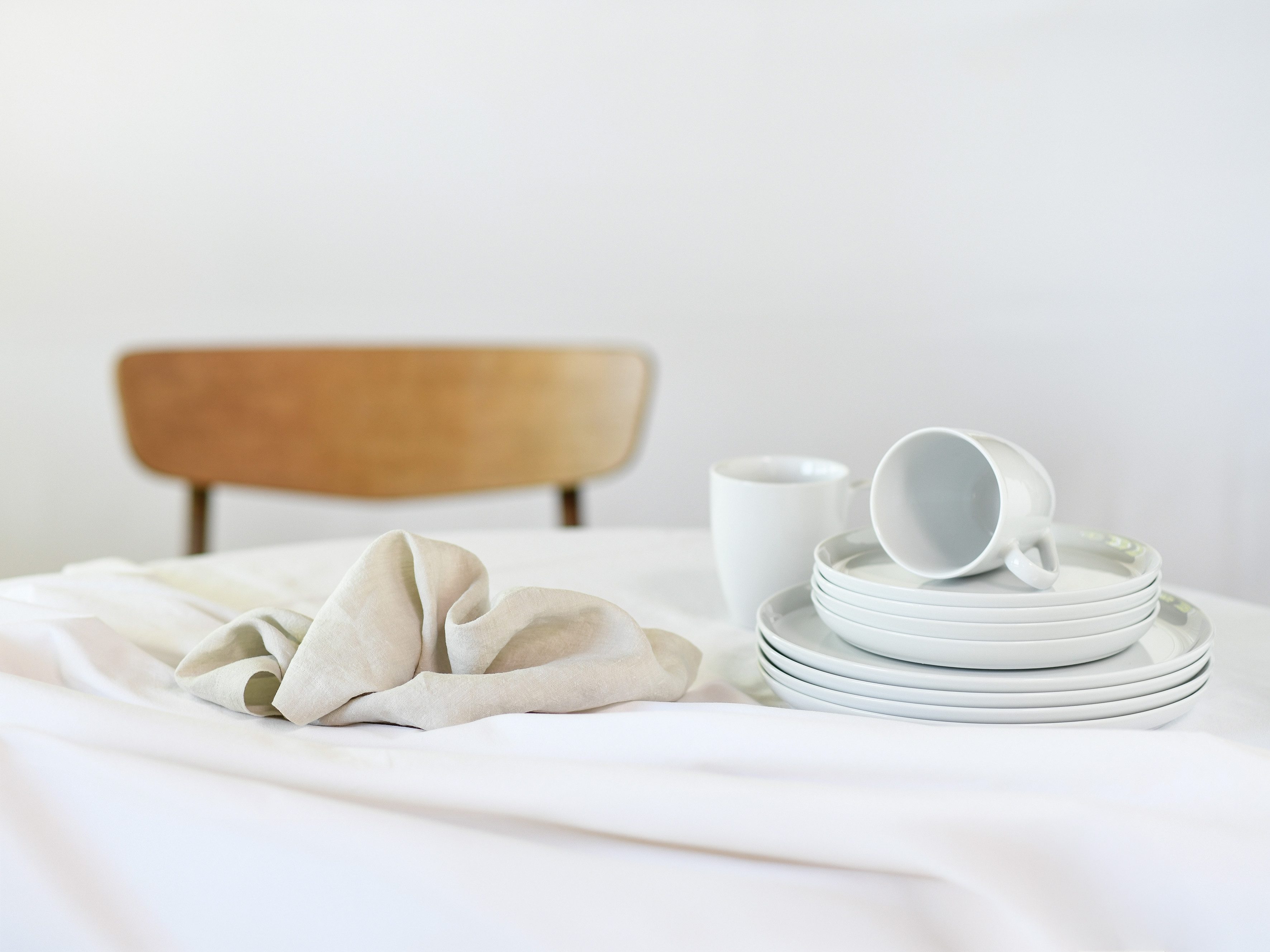 LeGer Home by Lena Gercke Kombiservice Elowen (16-tlg), 4 Personen, Porzellan, Haltbarkeit, Zeitlos