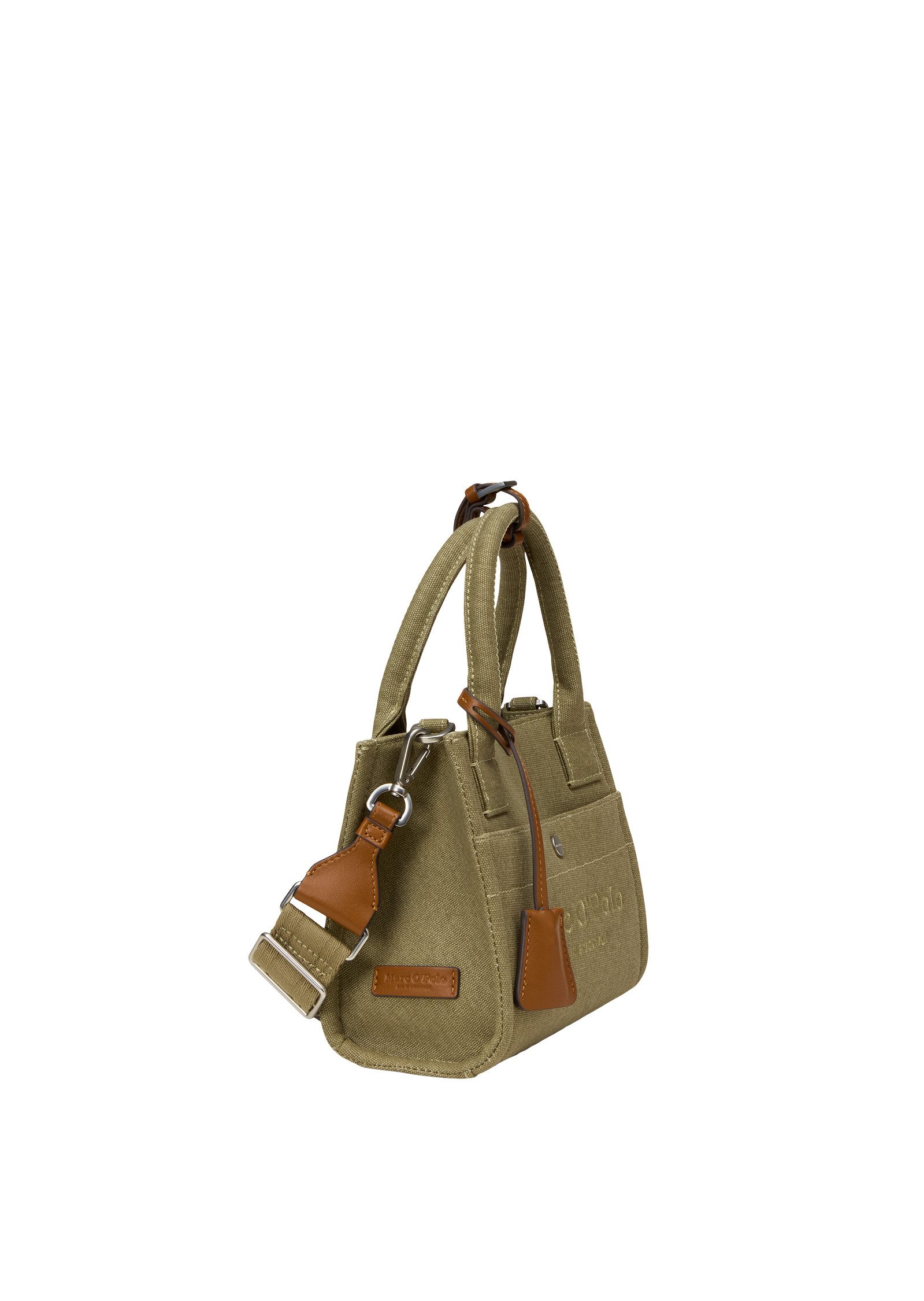 Marc O'Polo Accessories Henkeltasche Mira, Handtasche, Umhängetasche mit Lederanhänger und Magnetverschluss – Bild 2 von 5