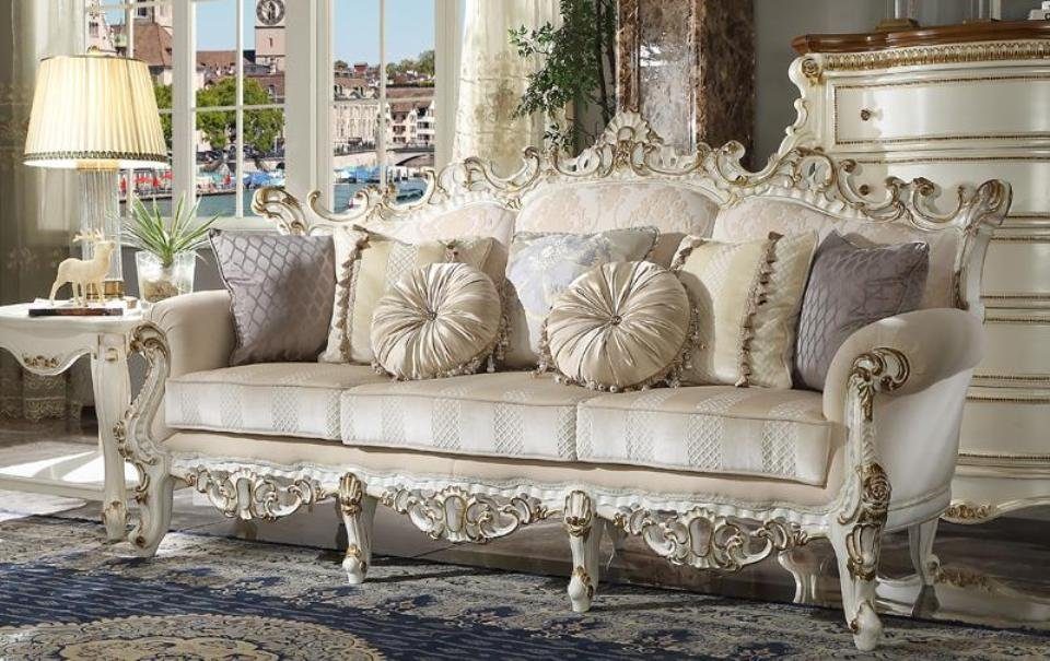 Europe Barock, Couch Design Möbel Dreisitzer Sofa in Klassische 3-Sitzer Luxus Made Polster JVmoebel