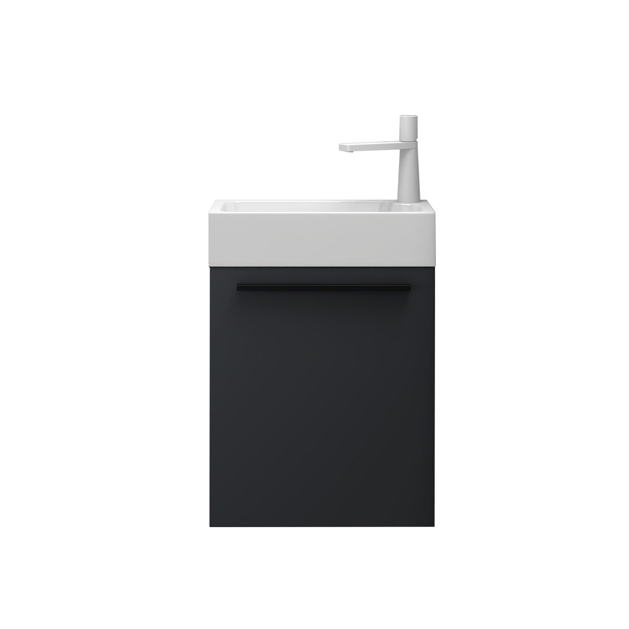 doporro Badezimmer-Set Badmöbel-Set Gäste WC Waschbecken günstig online kaufen
