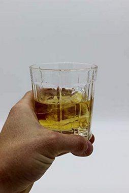 JOKA international Gläser-Set Whiskey / Wasser Gläser, Edition Berlin, Alpina Crystaline, 4er Set, 300 ml, Glas