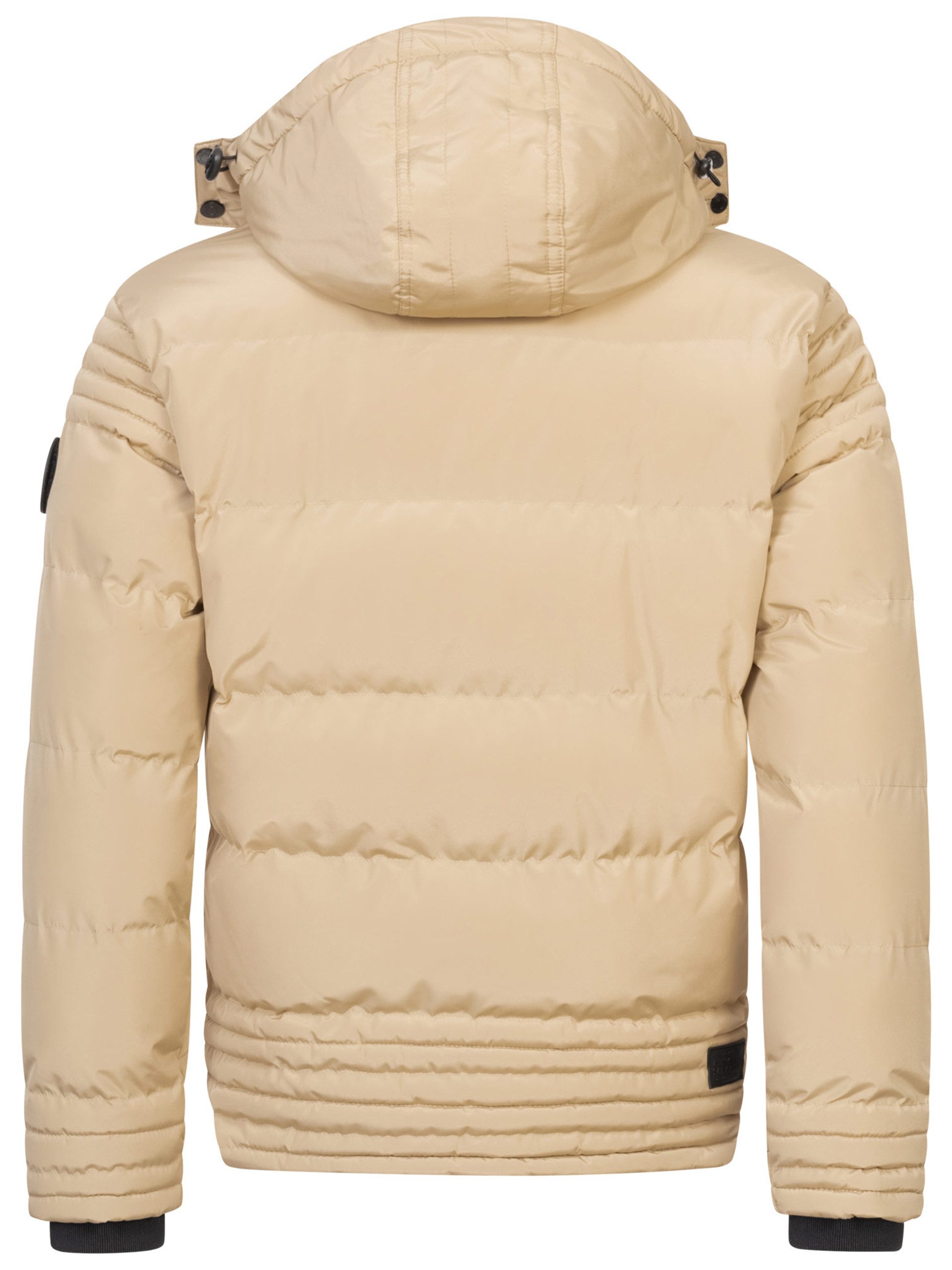 Alessandro Salvarini Winterjacke ASFabiano mit warmem Teddyfell und abnehmbarer Kapuze