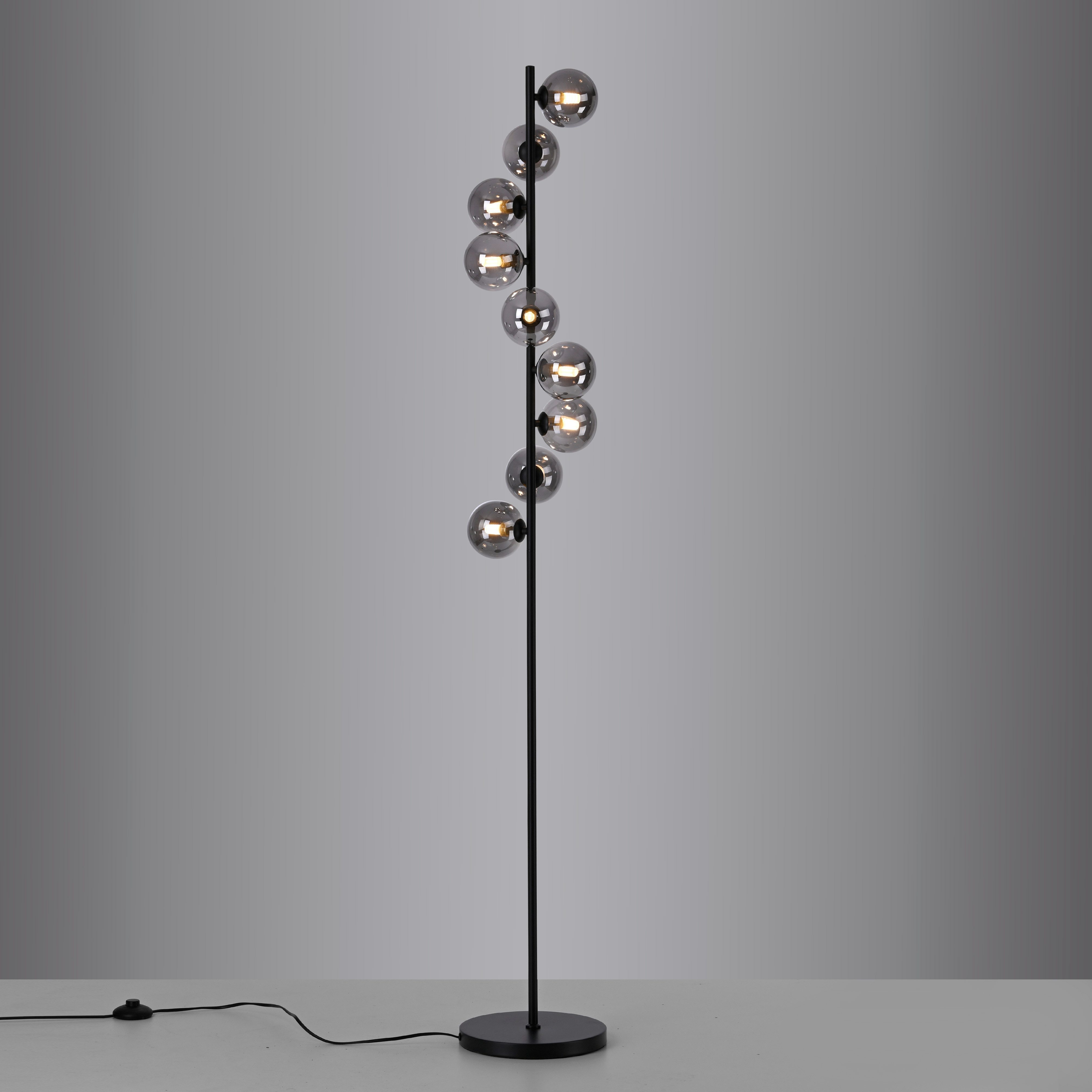 SCHÖNER WOHNEN-Kollektion LED Stehlampe DUBAI, Ein-/Ausschalter, LED wechselbar, Warmweiß, SCHÖNER WOHNEN Kollektion, Fußschalter – Bild 5 von 5