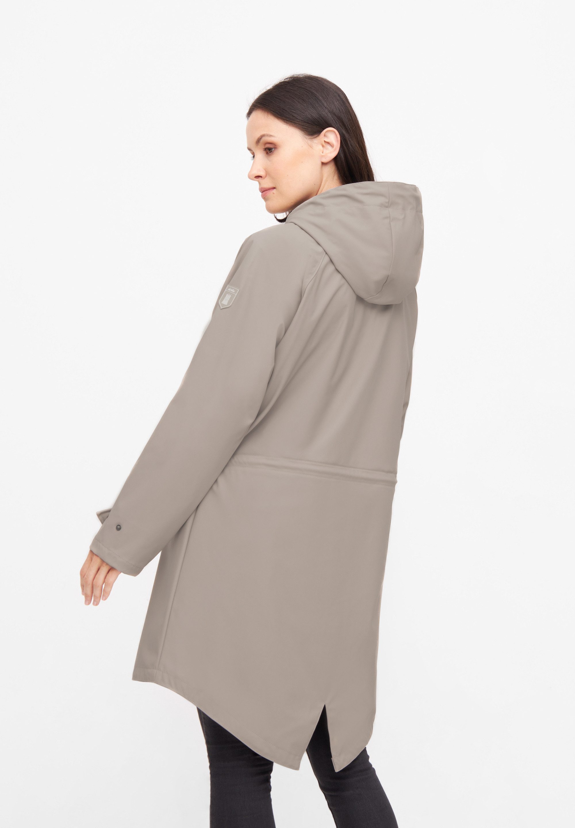 Derbe Regenmantel Traveby_fisher wasserabweisend, winddicht, Kapuze