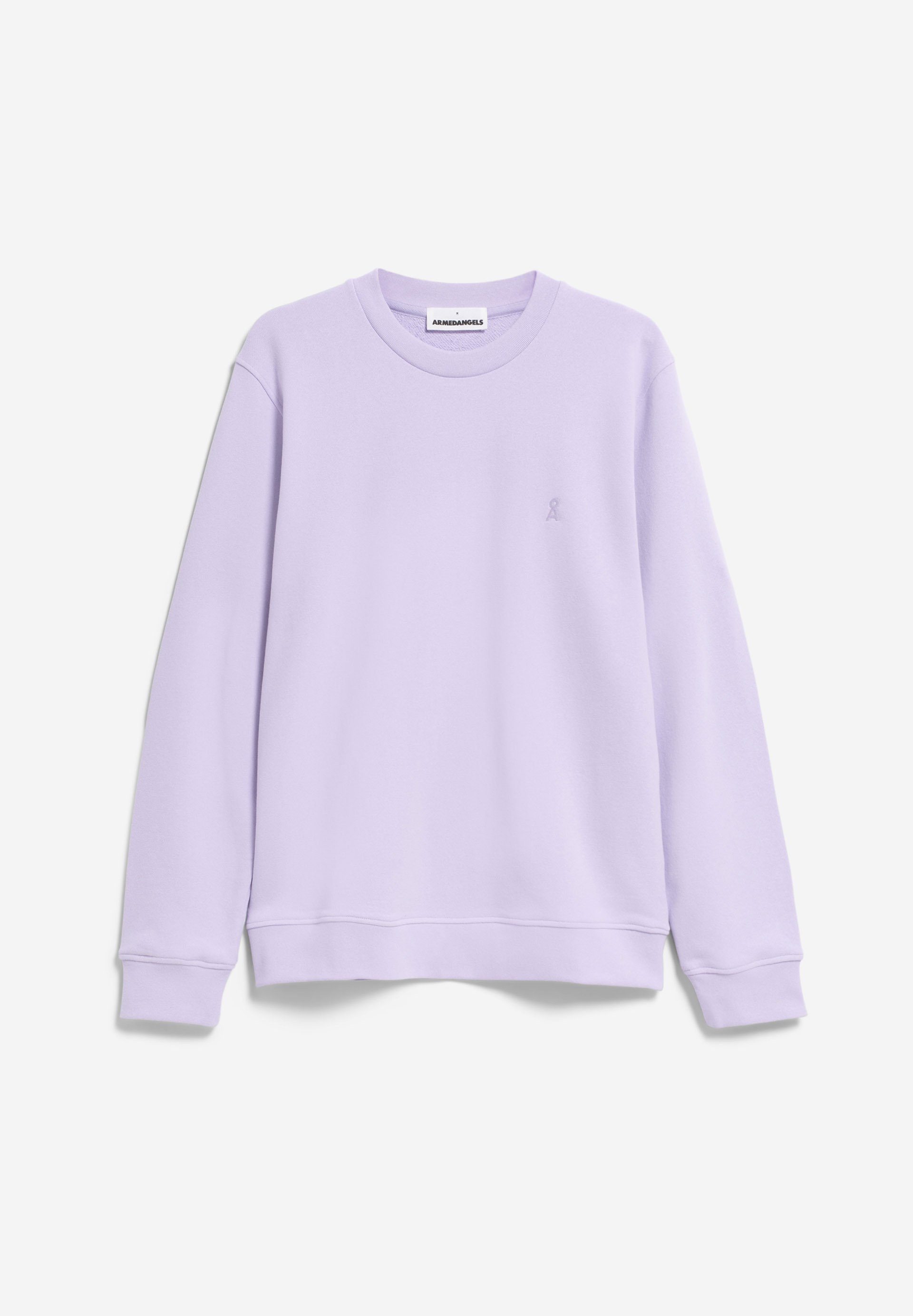 BAARO Sweatshirt COMFORT (1-tlg) lavender Herren Armedangels light