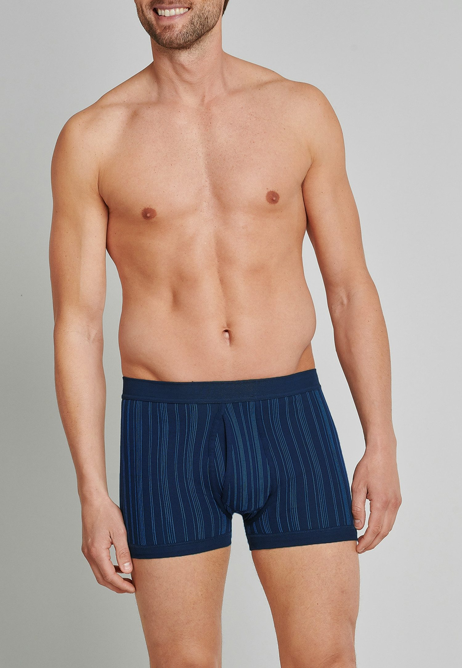Schiesser Boxershorts Original Classics (2er Pack) mit Eingriff, gestreift