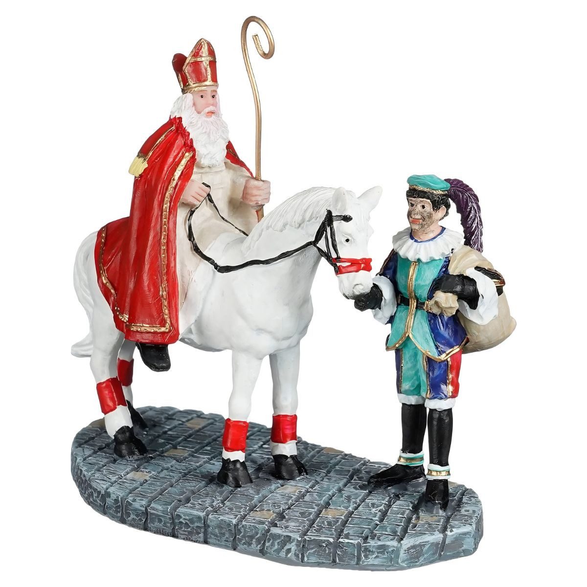 LuVille Weihnachtsdorf Luville Sinterklaus-Szene mit Piet und Ozosnel