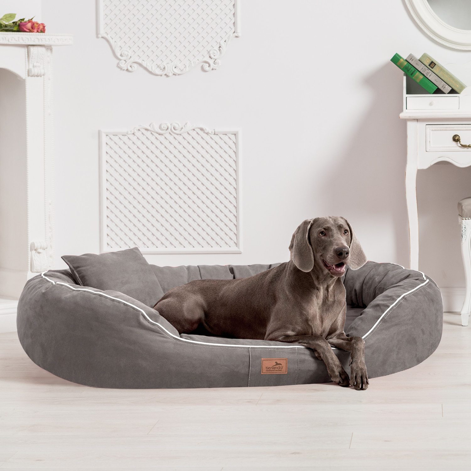 Thumbnail - tierlando® Tierbett Orthopädisches Hundebett MARLON VISCO PLUS Velours
