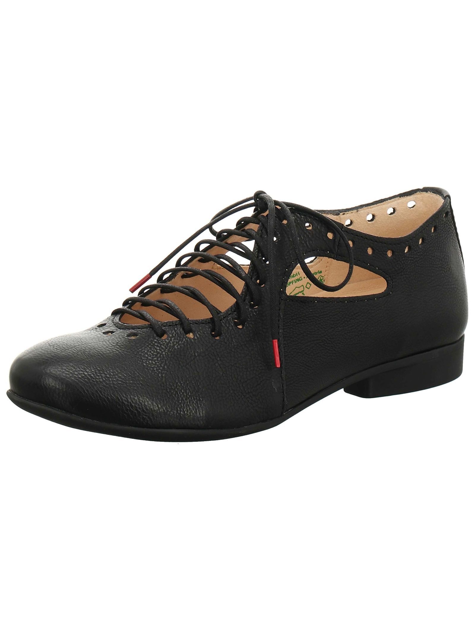 Halbschuhe Leder Schnürschuh