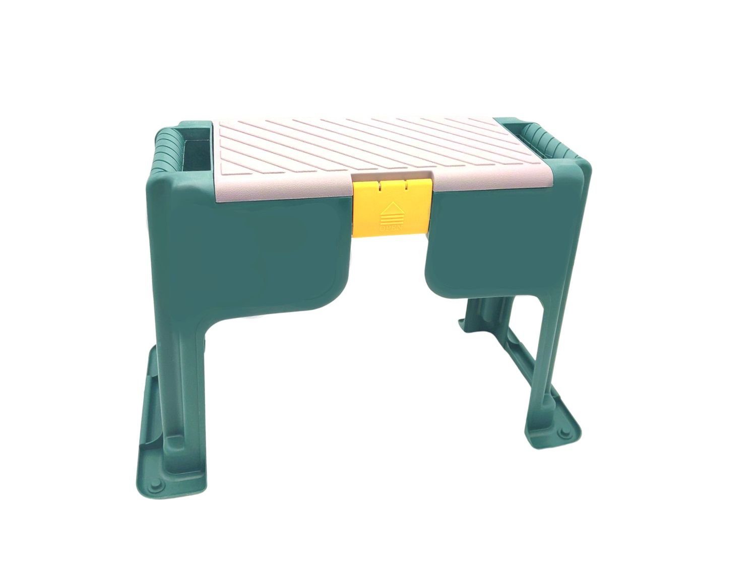 Grüner Jan Gartenbank Gartenhocker mit Staufach Kniebank Sitzbank Arbeitsho günstig online kaufen