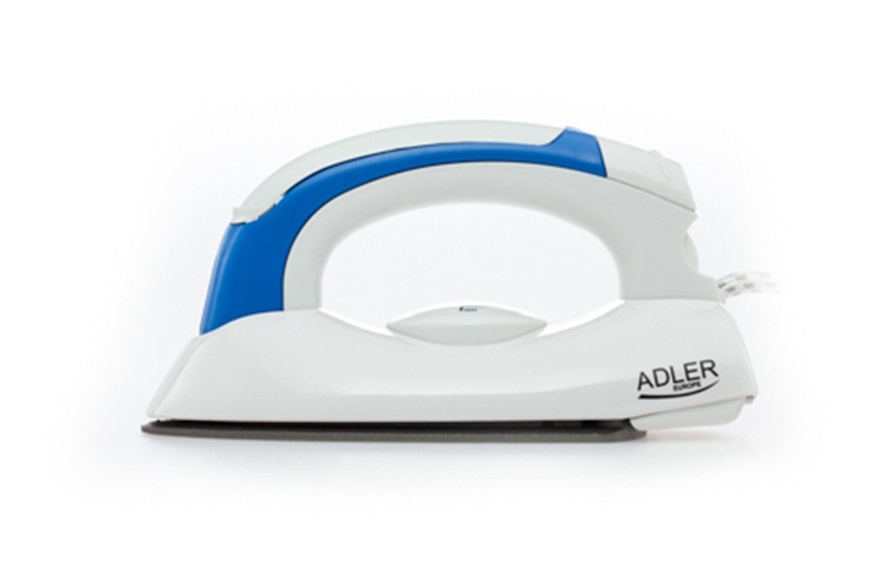 Adler Dampfbügeleisen AD 5015 Tragbares Reisebügeleisen 700 W - Weiß-Blau, 700 W, Reisebügeleisen, Klappbarer Griff