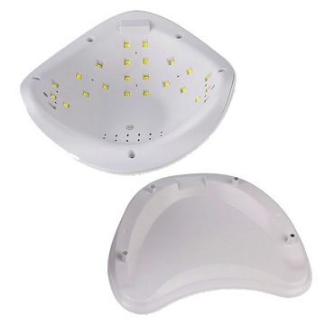 Sun Garden Nails Lichthärtungsgerät LED/UV Lampe Sun5 rosa 48W CCFL-LED,  Dual LED Gerät mit Timer und Ein