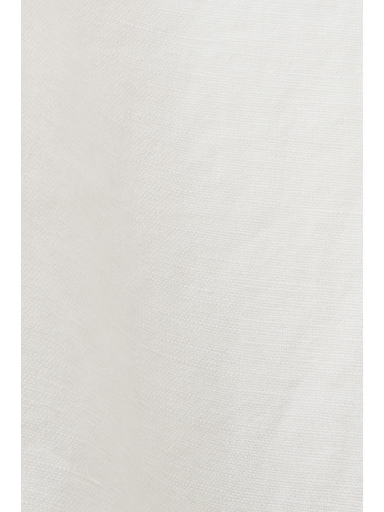 WHITE Leinen-Baumwolle-Culotte Esprit Bindegürtel mit Culotte