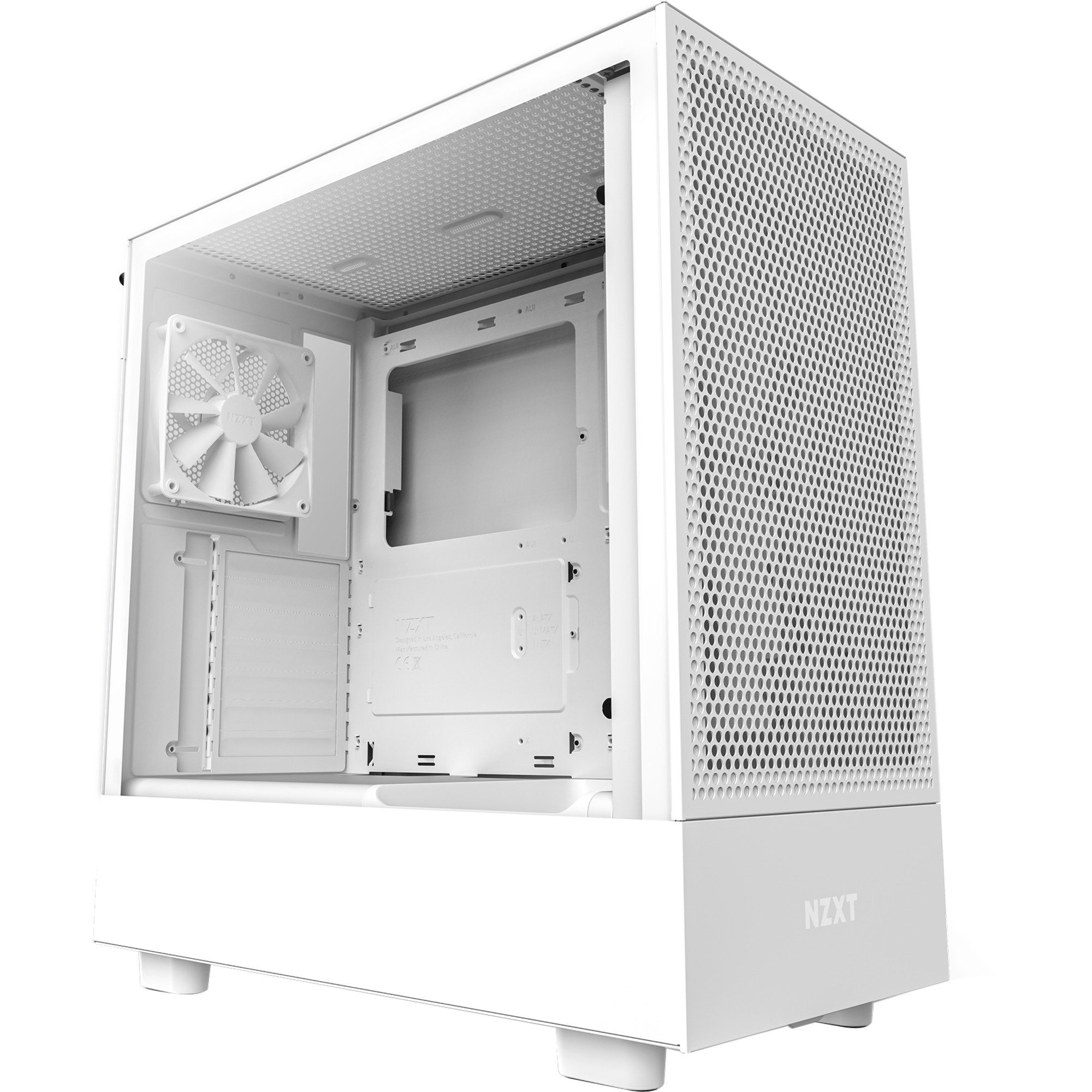 NZXT PCGehäuse »H5 Flow All White, Tempered Glass« online kaufen OTTO