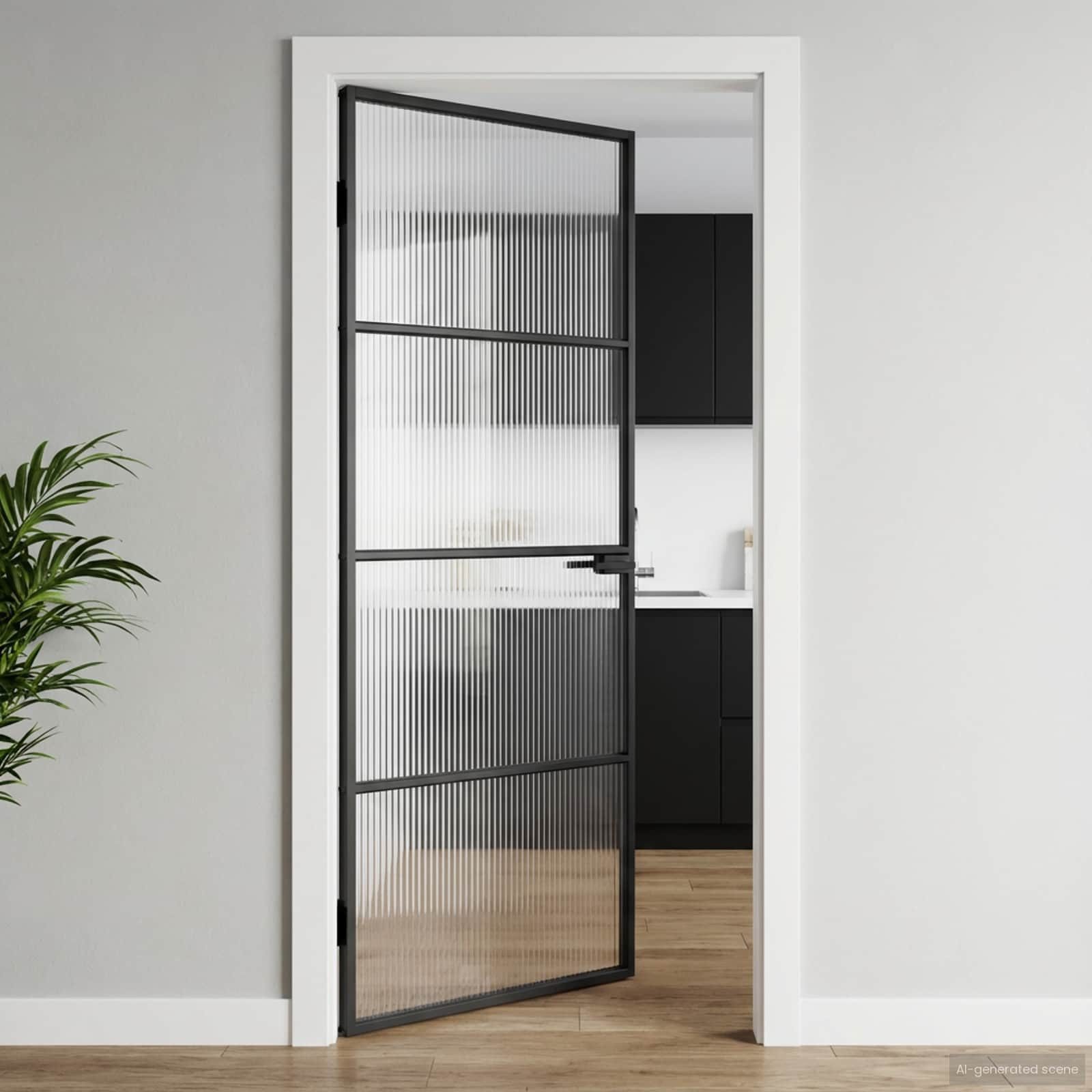 vidaXL Haustür Wohnzimmer-Tür 76 x 201,5 x 3,5 cm (1-St)