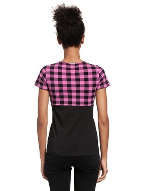 Pussy Deluxe T-Shirt Pink Checkered