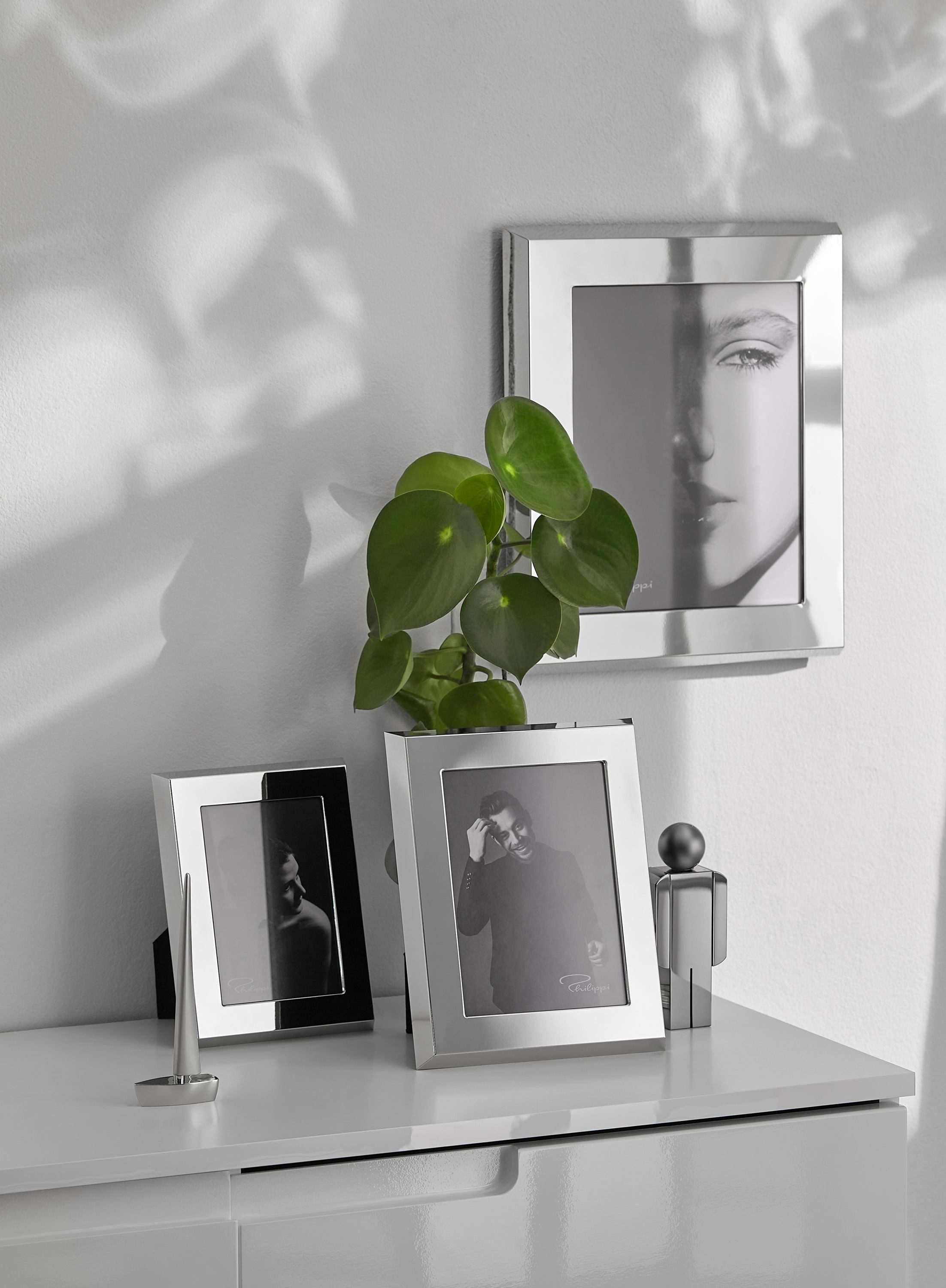 PHILIPPI Bilderrahmen Collage, 10 x 15 cm Nickel, hochglanzpoliert