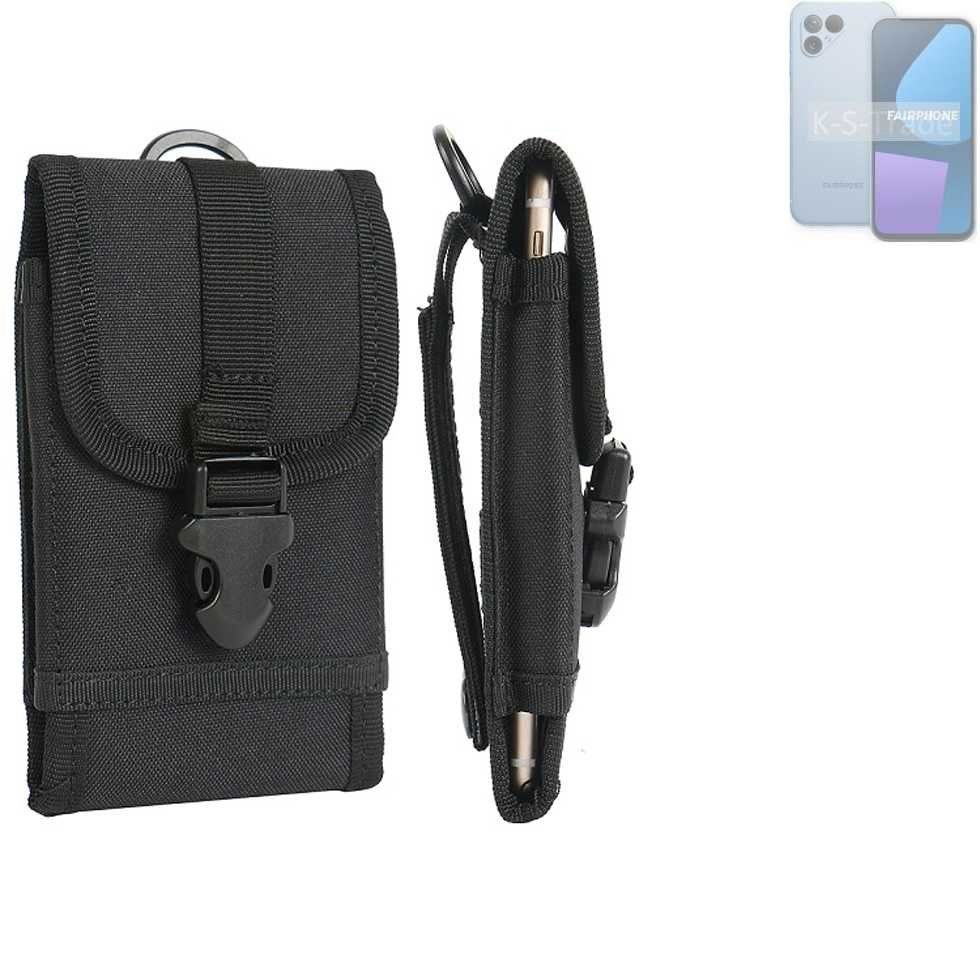 K-S-Trade Handyhülle für Fairphone Fairphone 5, Holster Handy Hülle 5 Holster Handytasche Gürtel Tasche Schutz