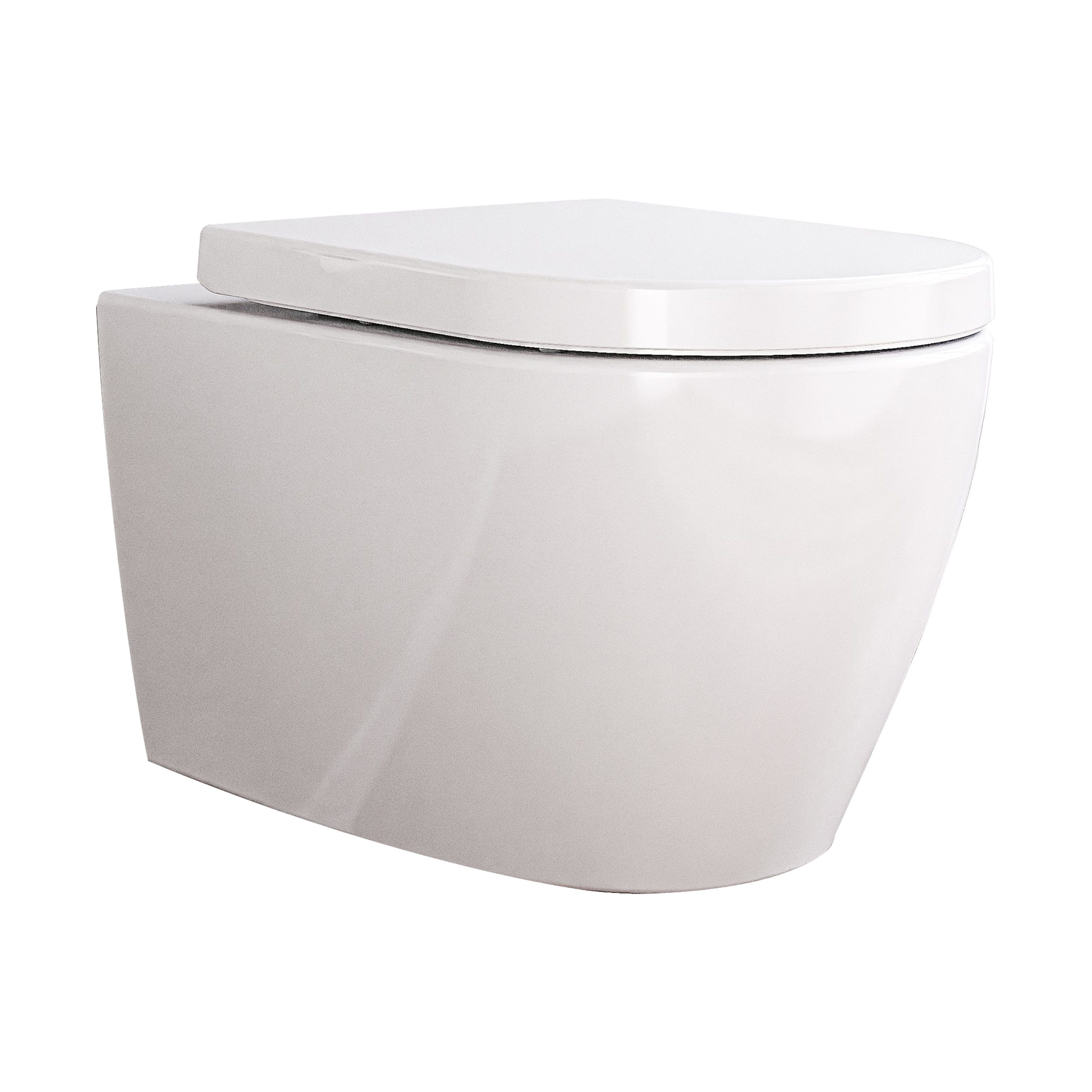 Bernstein Tiefspül-WC B-8030R, Wand-WC, spülrandlos, Softclose-Sitz, Design günstig online kaufen