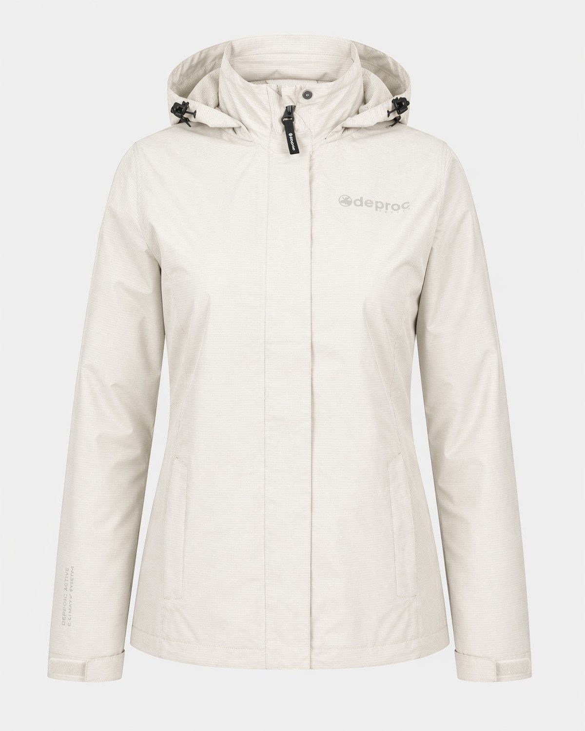DEPROC Active Funktionsjacke LAVAL II WOMEN Funktionsjacke, Wanderjacke, Regenjacke abnehmbare Kapuze