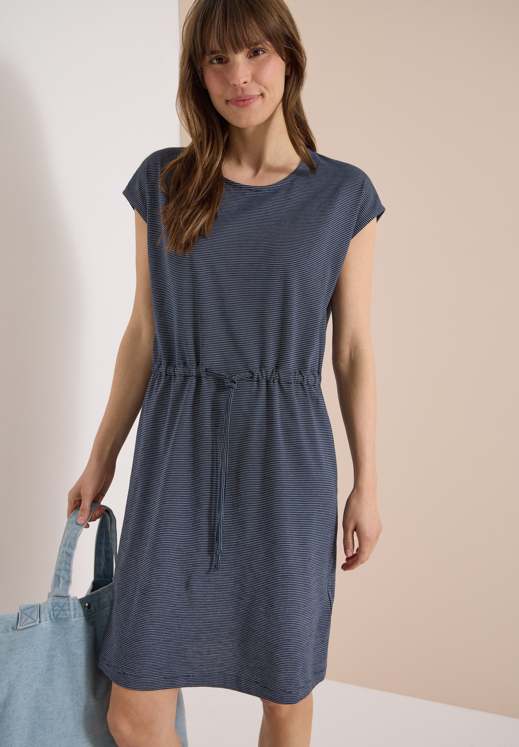 CECIL Jerseykleid mit Rundhalsausschnitt