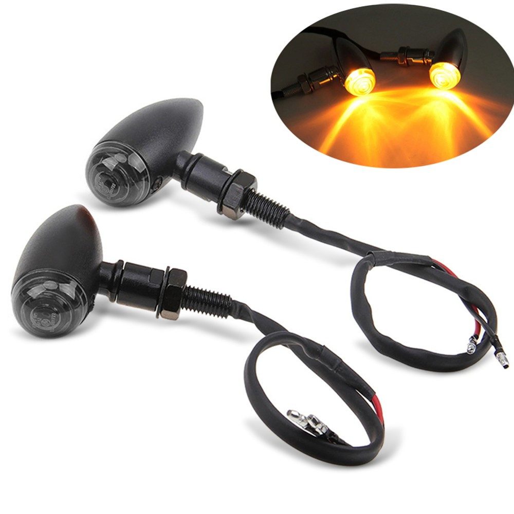 Blinker LED Blinker Motorrad # BL14 für Chopper mit E-Prüfzeichen getönt