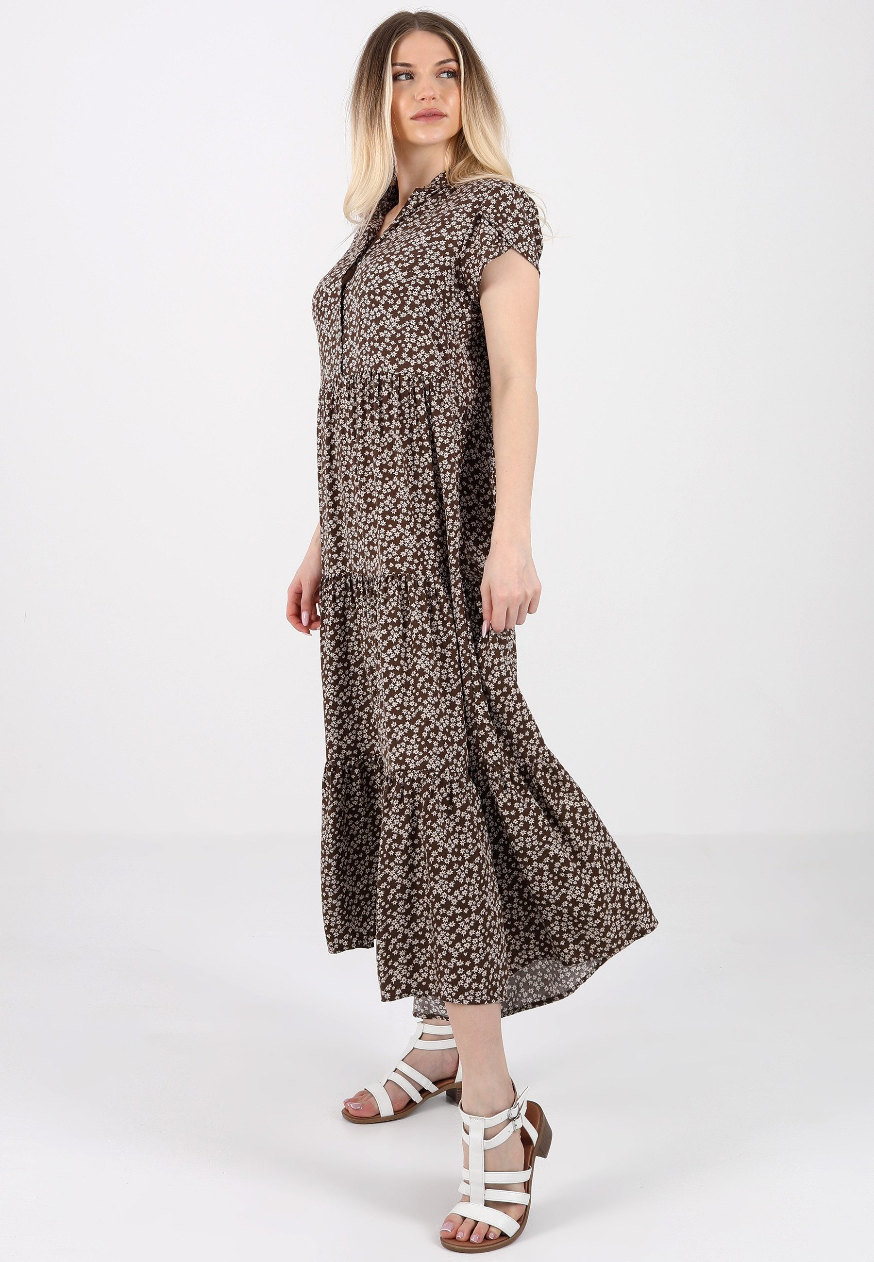 YC Fashion & Style Sommerkleid Boho-Maxikleid aus Reiner Viskose – Sommerli günstig online kaufen