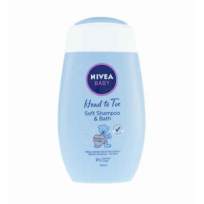 Nivea Haarshampoo »Nivea Baby Shampoo und Badeschaum 2in1 200 ml«