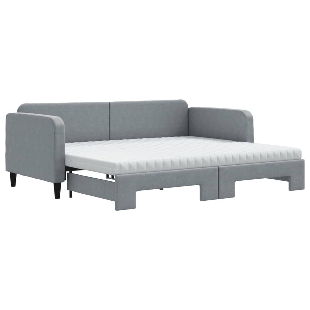 vidaXL Bett Tagesbett Ausziehbar mit Matratze günstig online kaufen