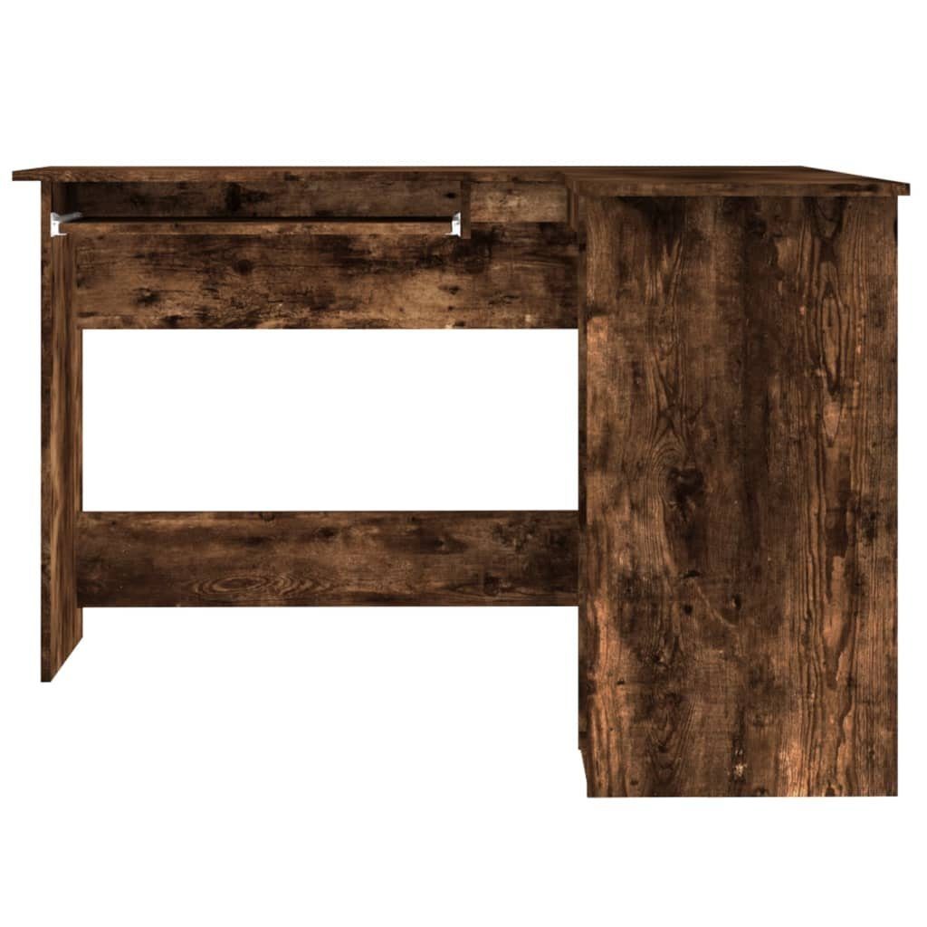 furnicato Schreibtisch Eckschreibtisch Räuchereiche cm Holzwerkstoff 120x140x75