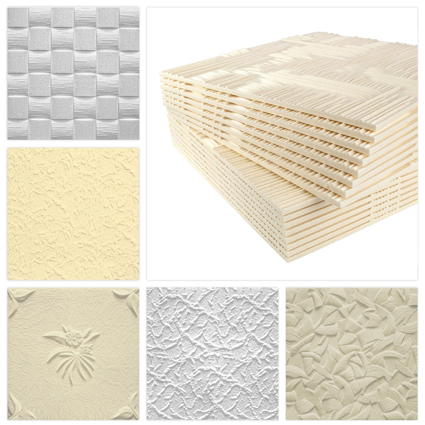 marbet design Wanddekoobjekt NATURA WEISS (Deckenplatten günstig online kaufen
