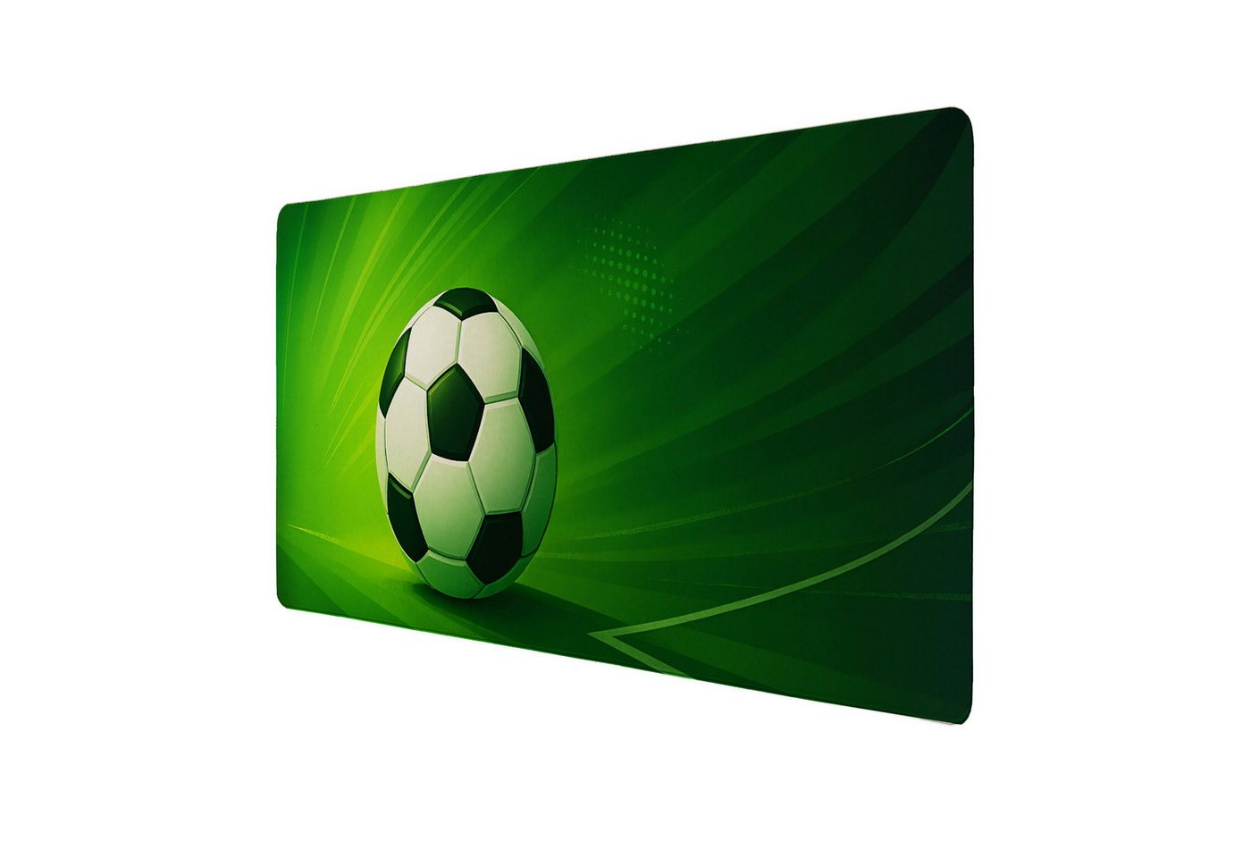 speecheese Schreibtischunterlage Fußball Schreibtischunterlage 69x31cm XXL Mauspad für Sportfans und