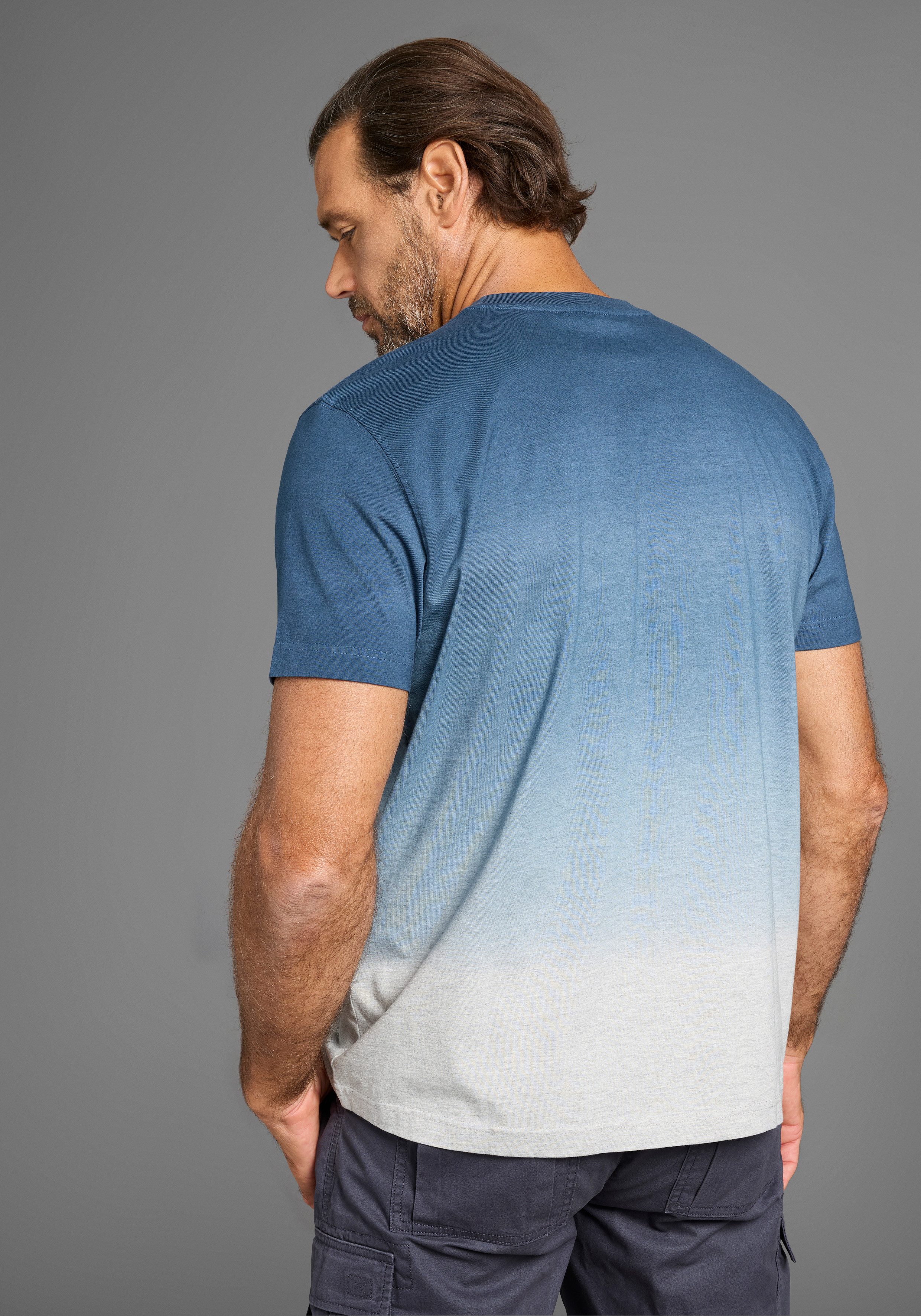 Man's World T-Shirt Kurzarm, Regular Fit, bedrucktes Design, Rundhalsausschnitt