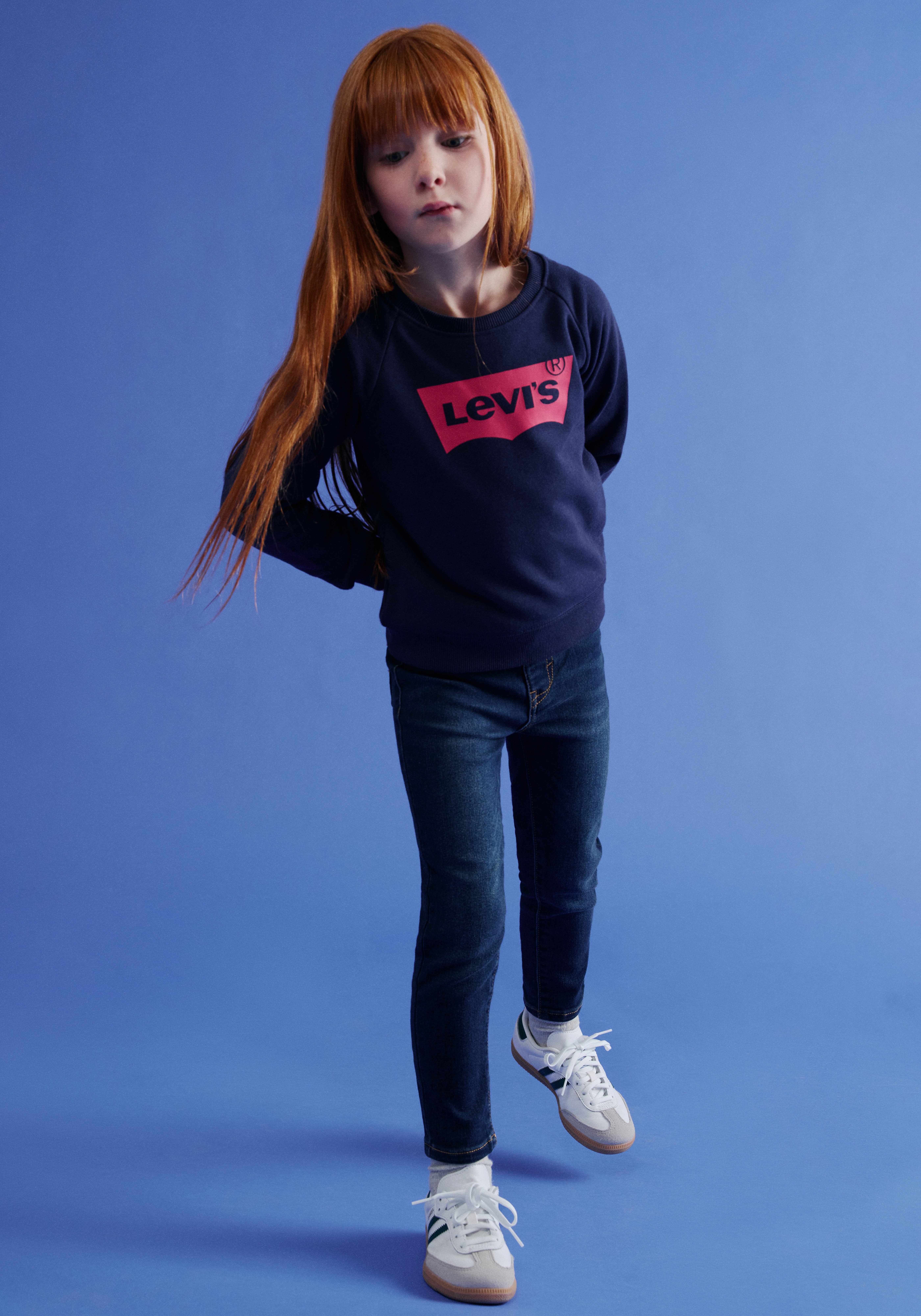 Levi's® Kids Sweatshirt BATWING CREWNECK SWEATSHIRT for GIRLS